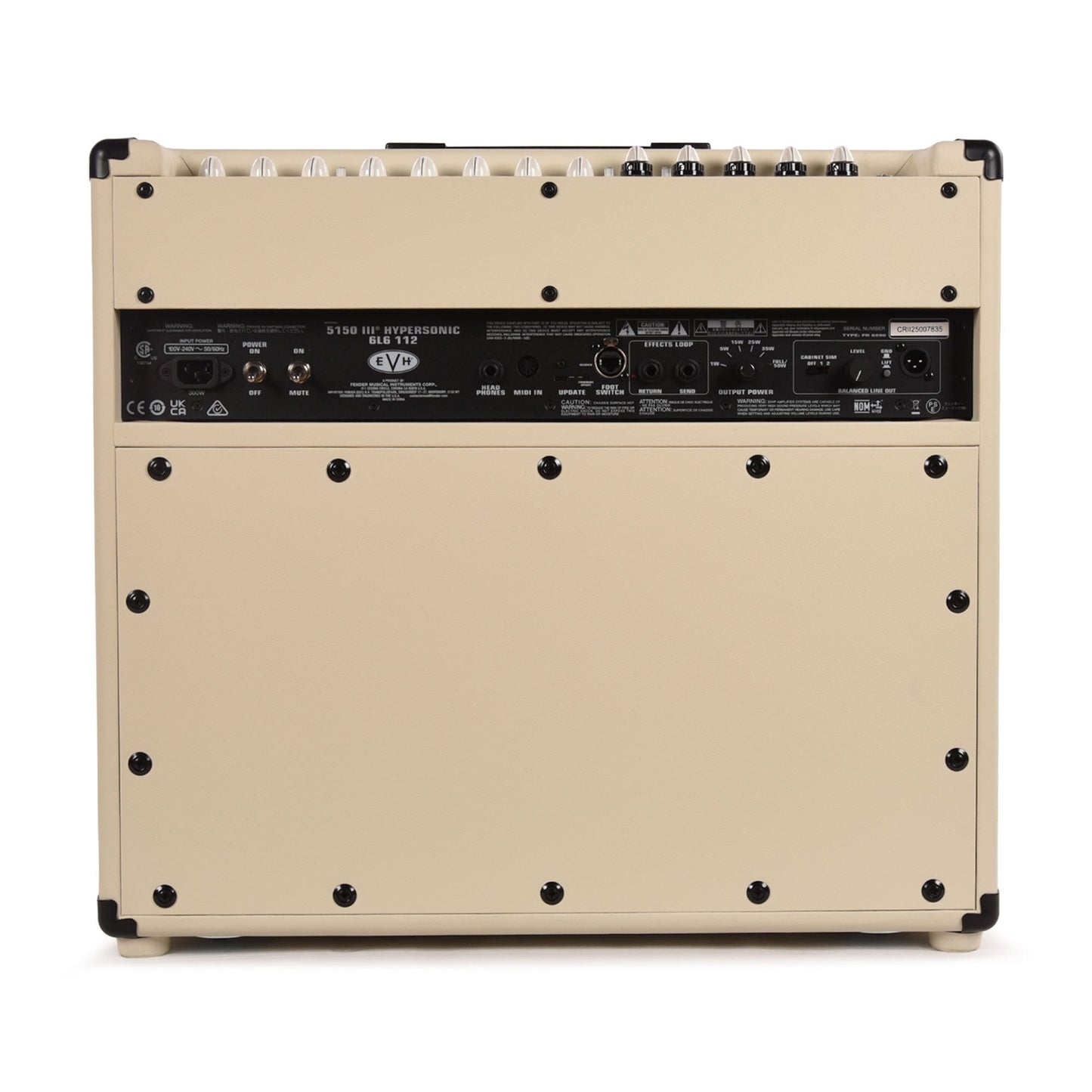 EVH 5150III Hypersonic 50w 1x12 Combo Amp Ivory