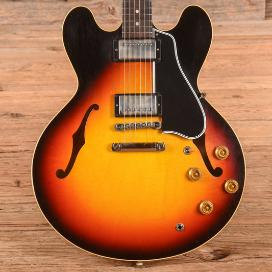Gibson Custom Shop Murphy Lab 1958 ES-335 Reissue Light Aged Tri Burst 2024