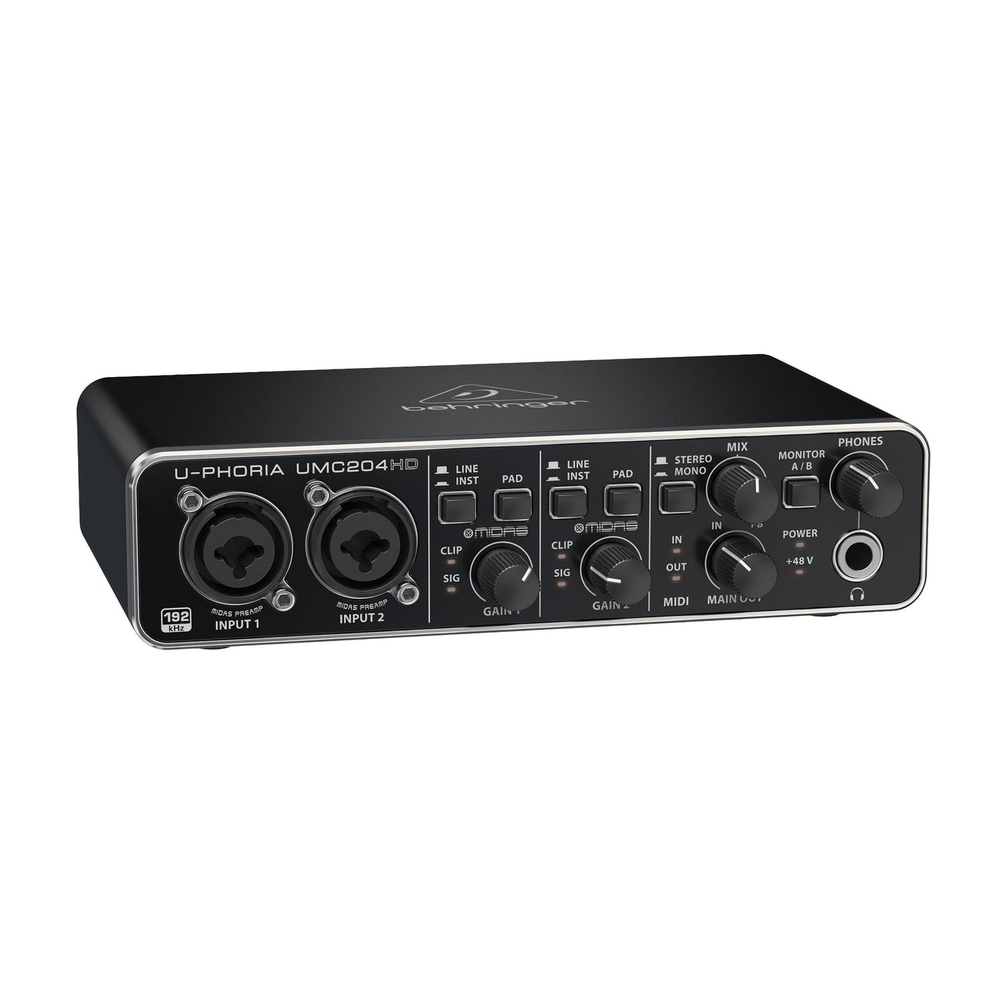 Behringer U-Phoria UMC204HD USB Audio Interface