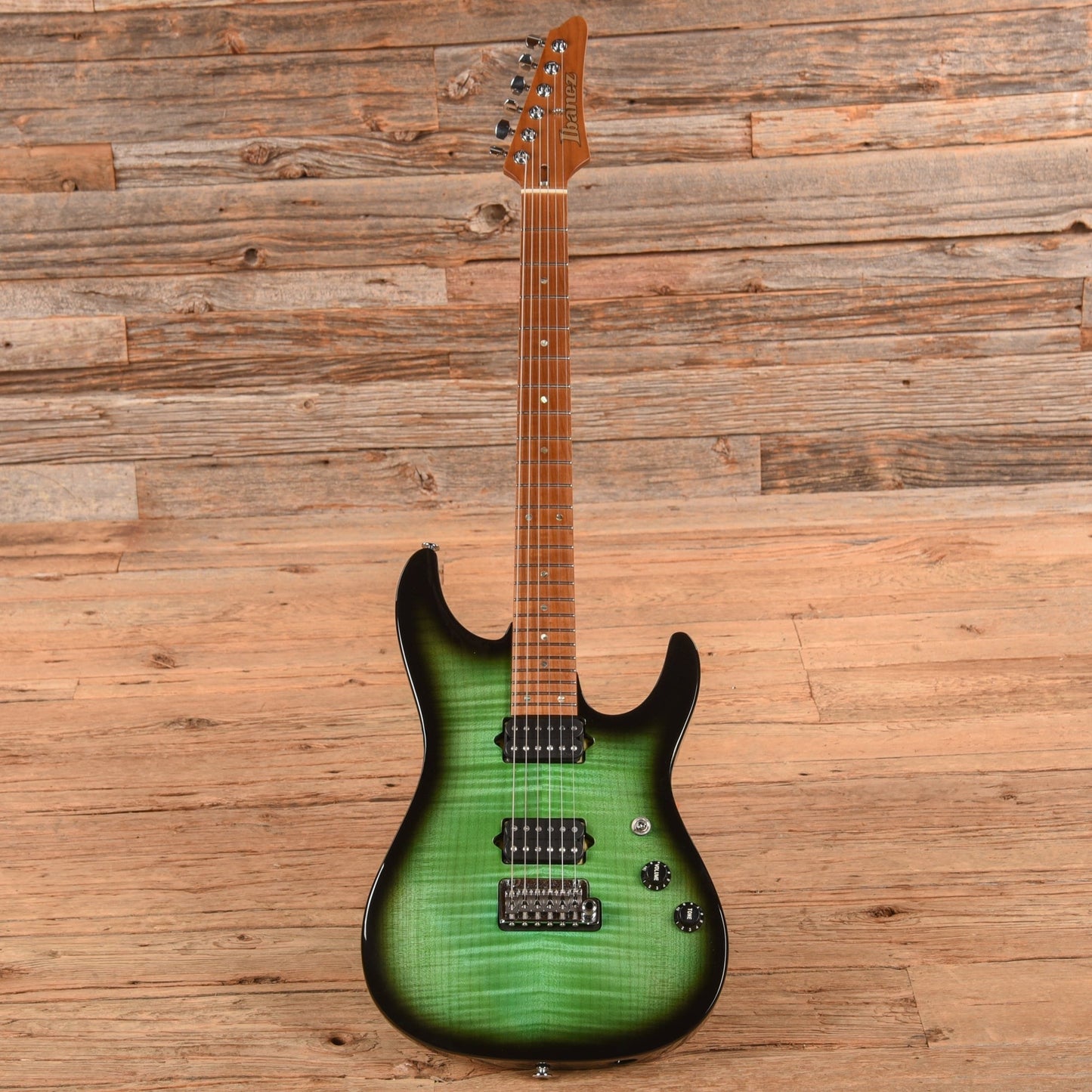 Ibanez MSM100 Marco Sfogli Signature Green Burst 2019