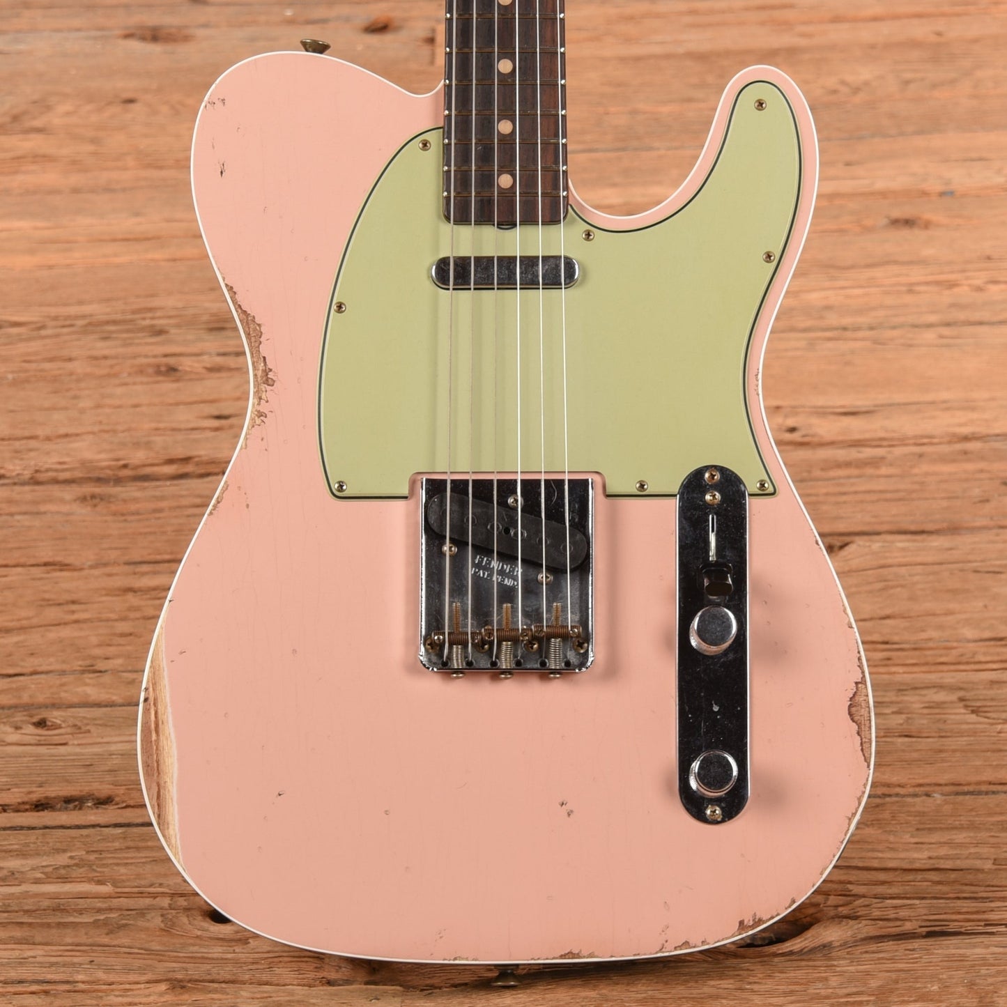 Fender Custom Shop '60 Telecaster Custom Ash Relic Shell Pink 2024