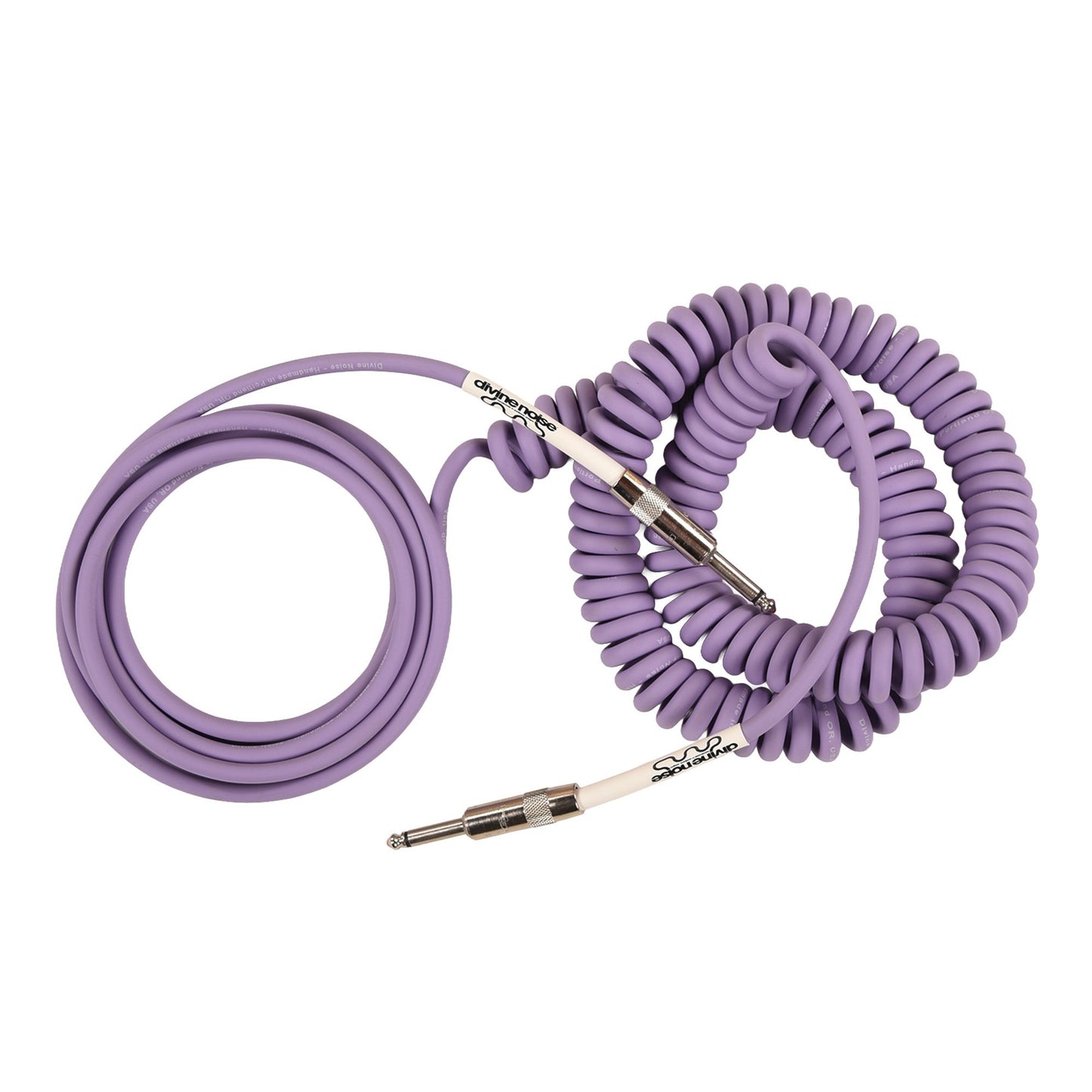 Divine Noise 50/50 Instrument Cable 30' Straight/Straight Lavender Haze