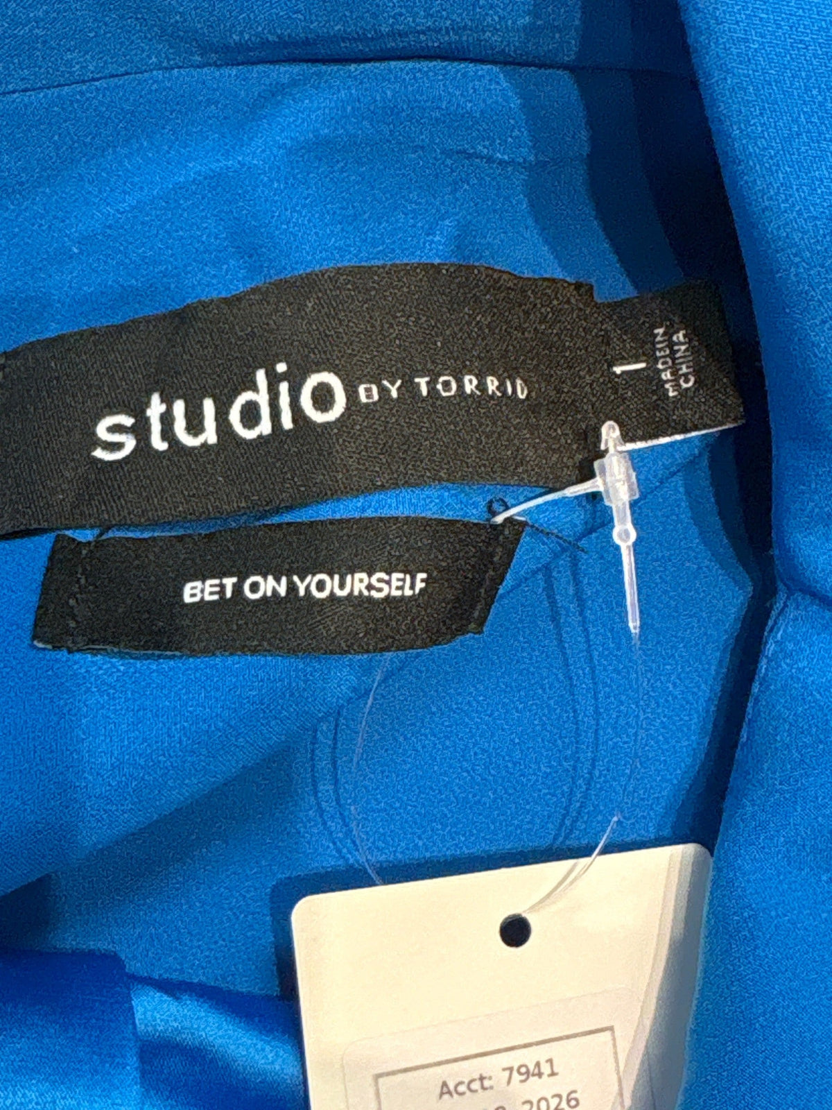 Studio by Torrid Blue Blazer Jacket, 1X