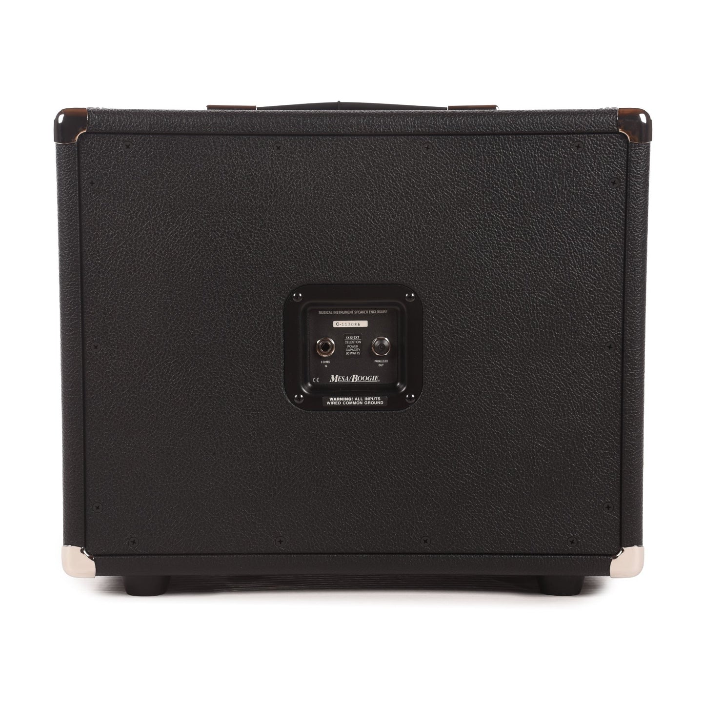Mesa/Boogie 1x12 Vintage Thiele Cabinet Black Bronco w/ Black Grille