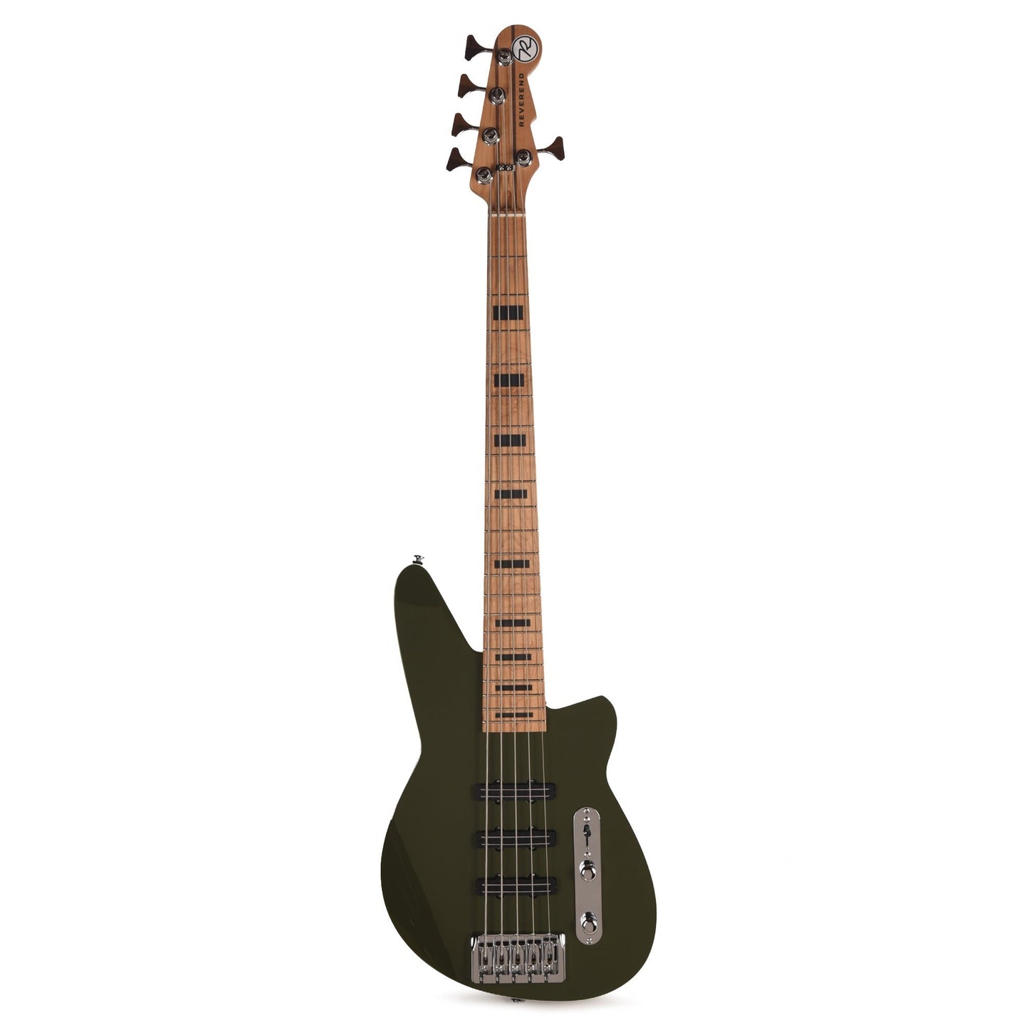 Reverend Triad 5 5-String Bass Guitar Army Green