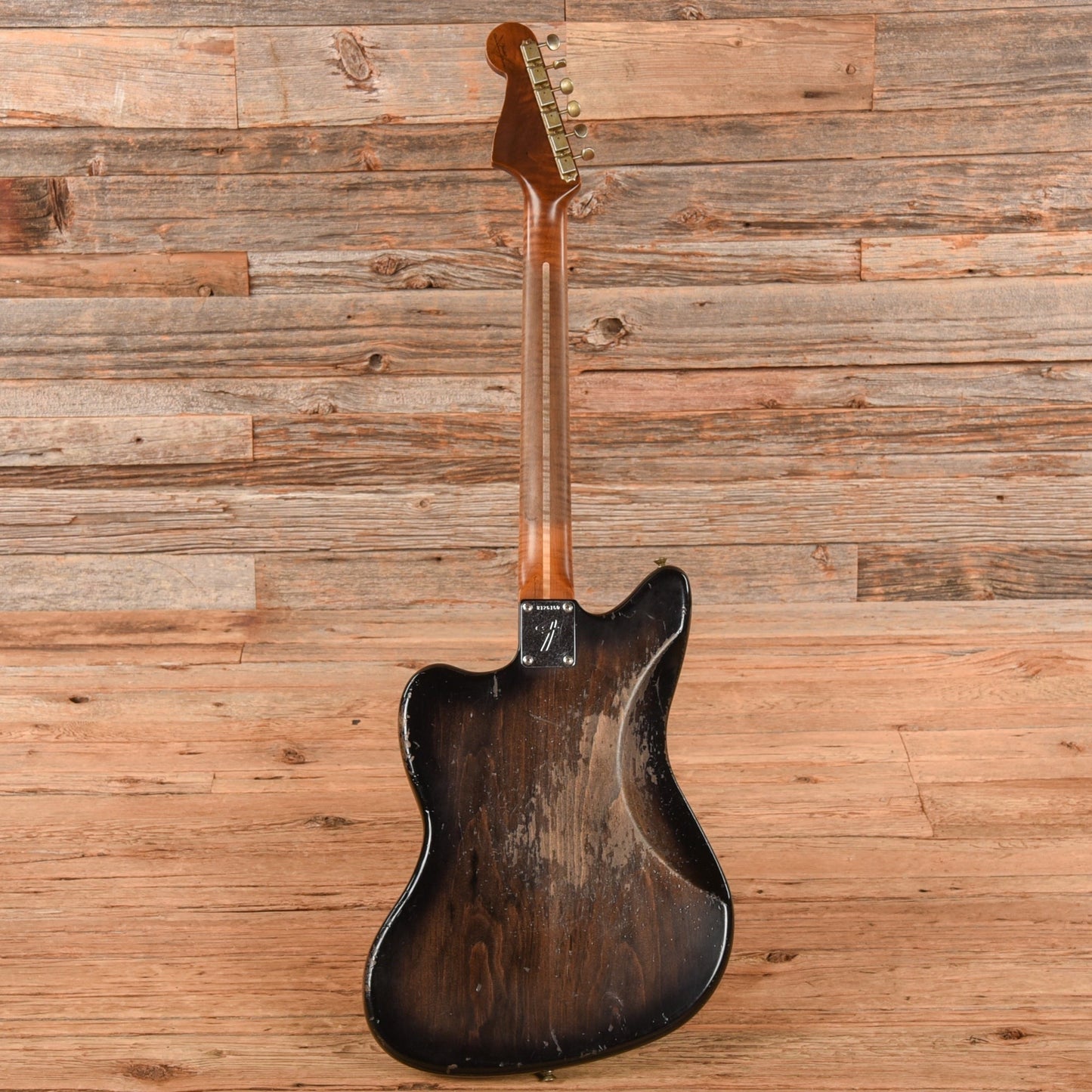 Fender Custom Shop '62 Pine Jazzmaster Heavy Relic Black 2024