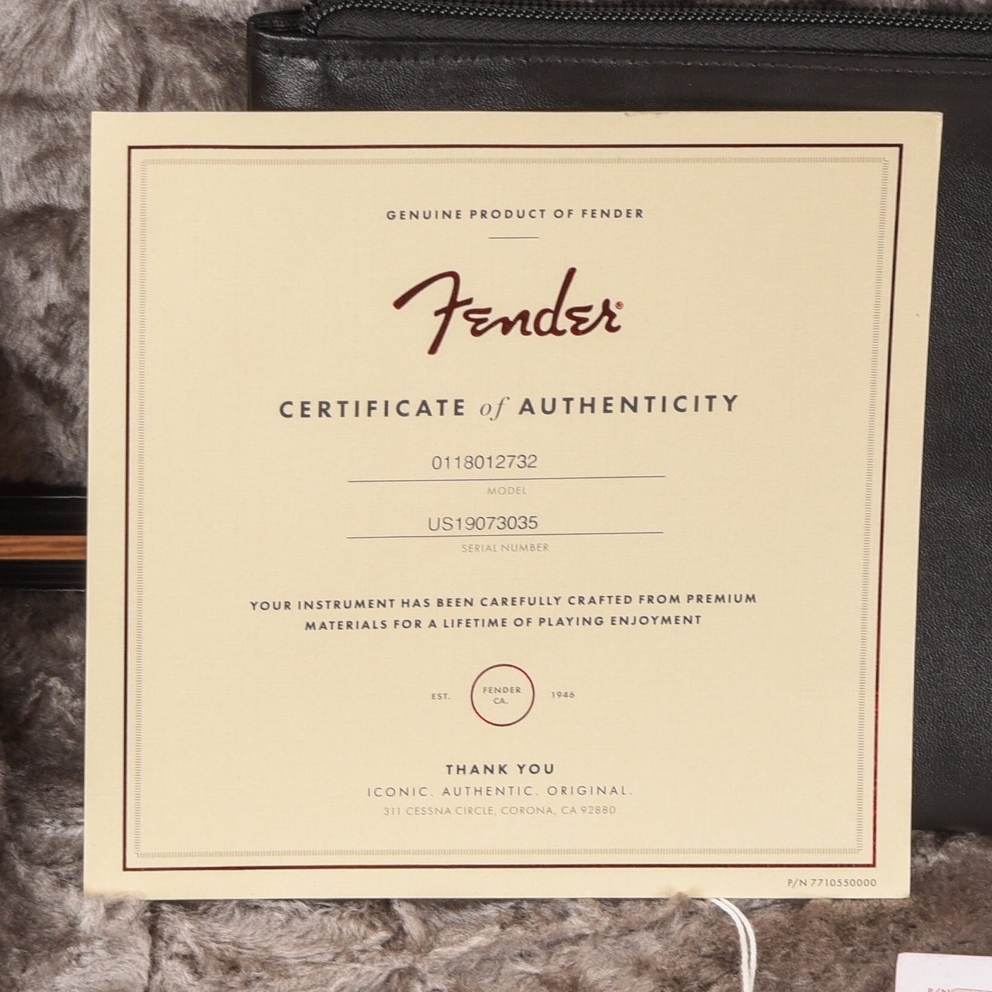 Fender American Ultra Stratocaster Mocha Burst 2019