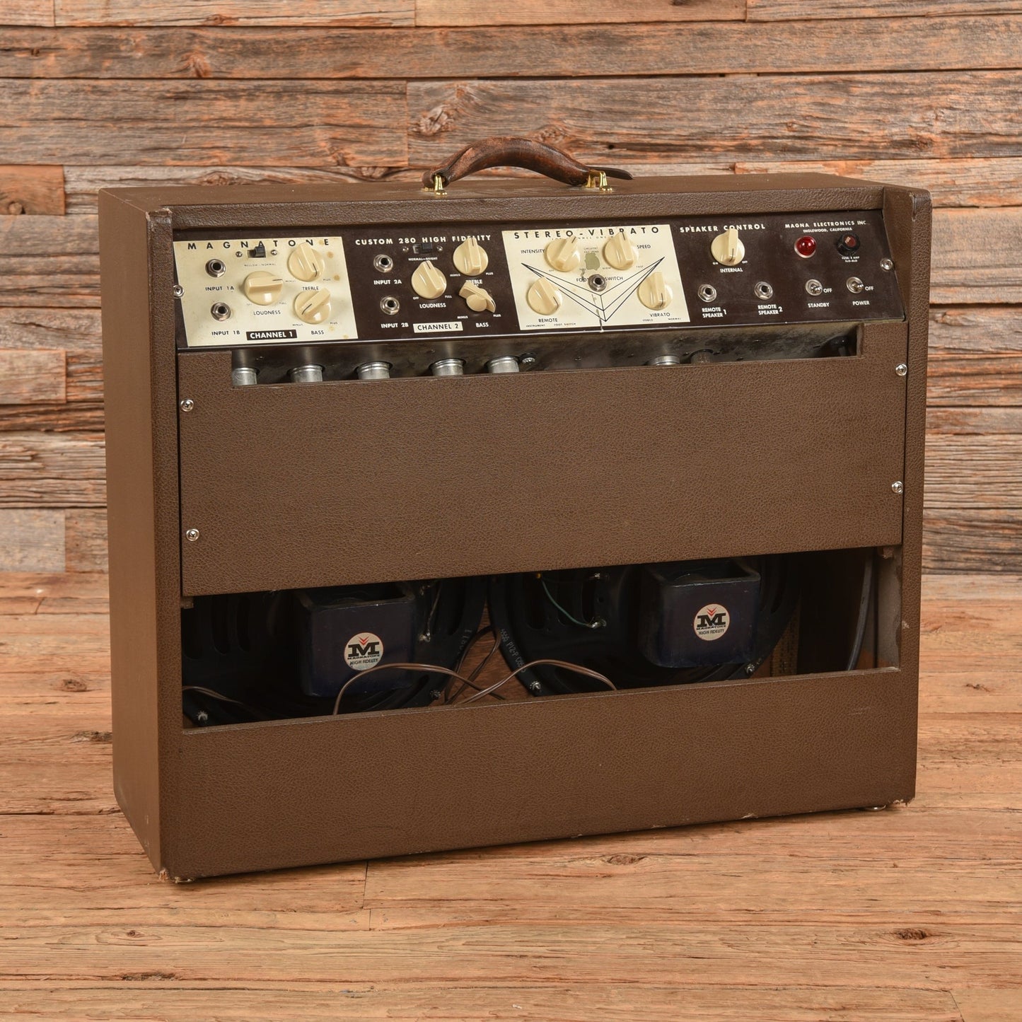 Magnatone Custom 280 High Fidelity 2x12 Amplifier 1958