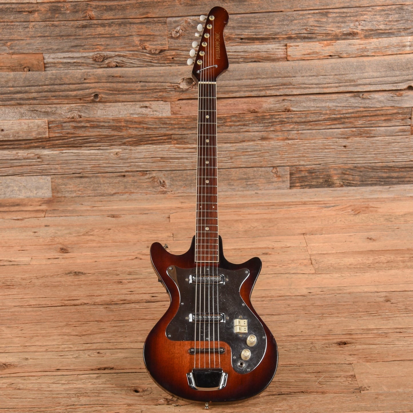 Philharmonic 2-Pickup Electric Solidbody Sunburst 1970s
