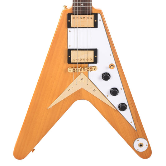 Epiphone 1958 Korina Flying V Aged Natural