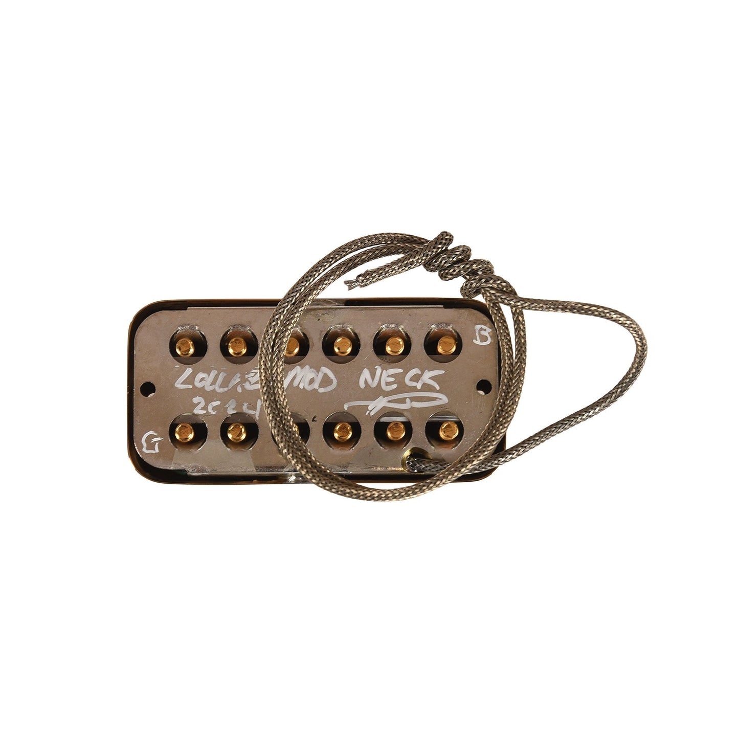 Lollar Lollartron Traditional Mod Neck Pickup Gold w/Mount Option B