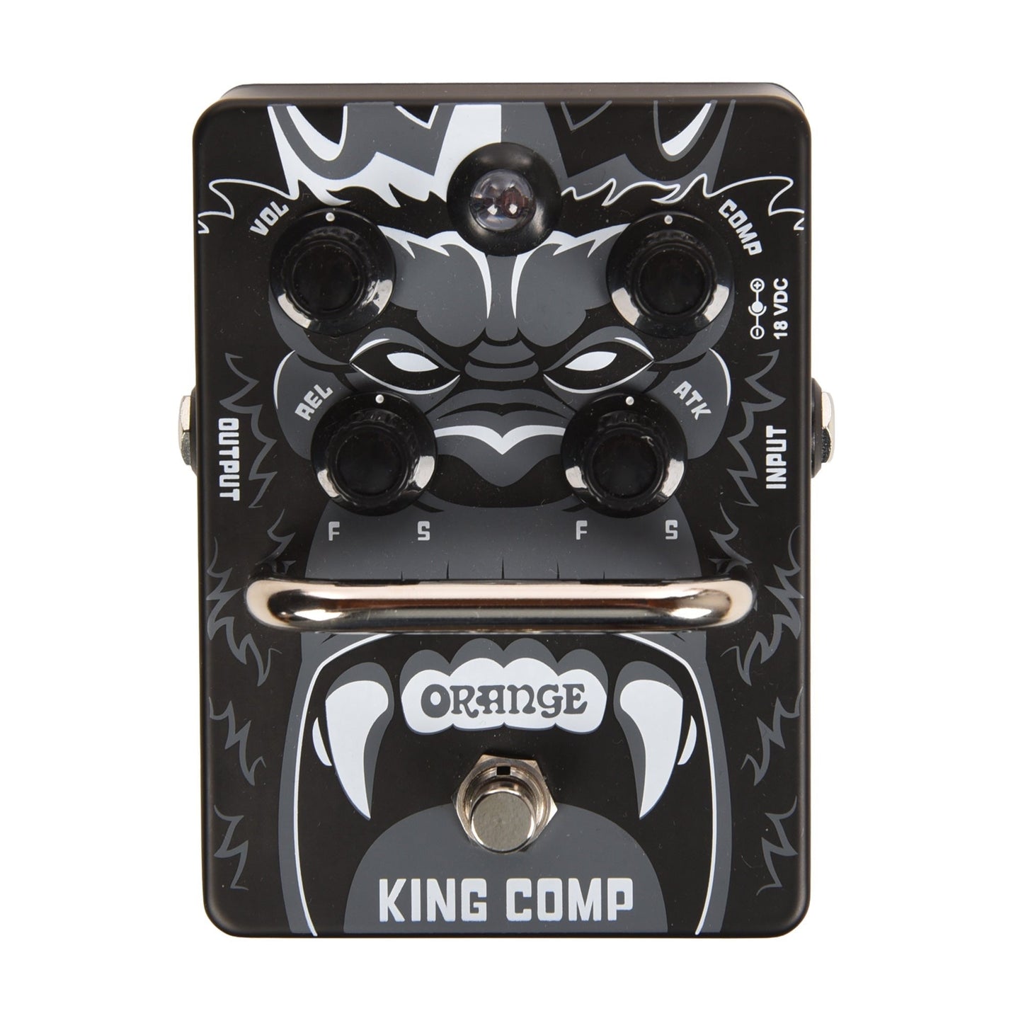 Orange King Komp Compressor Pedal