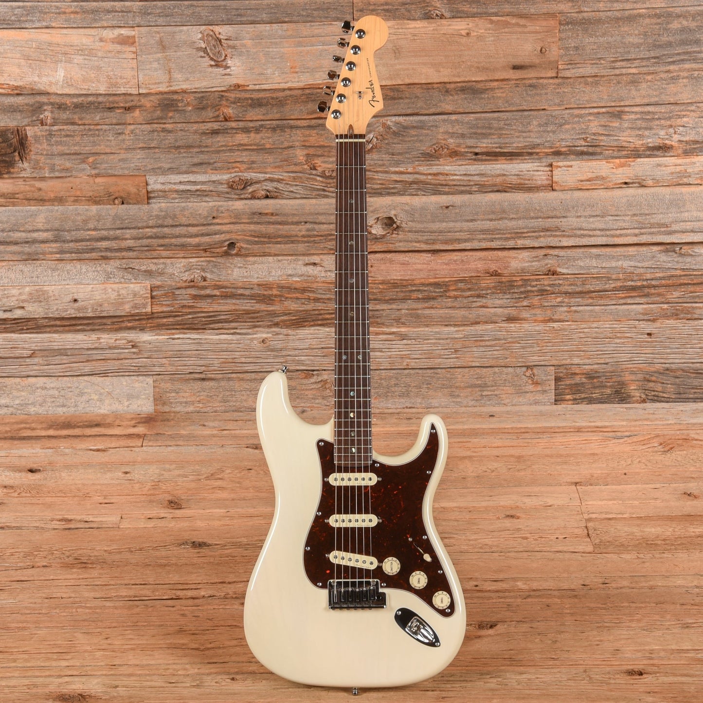 Fender American Deluxe Stratocaster White Blonde 2001