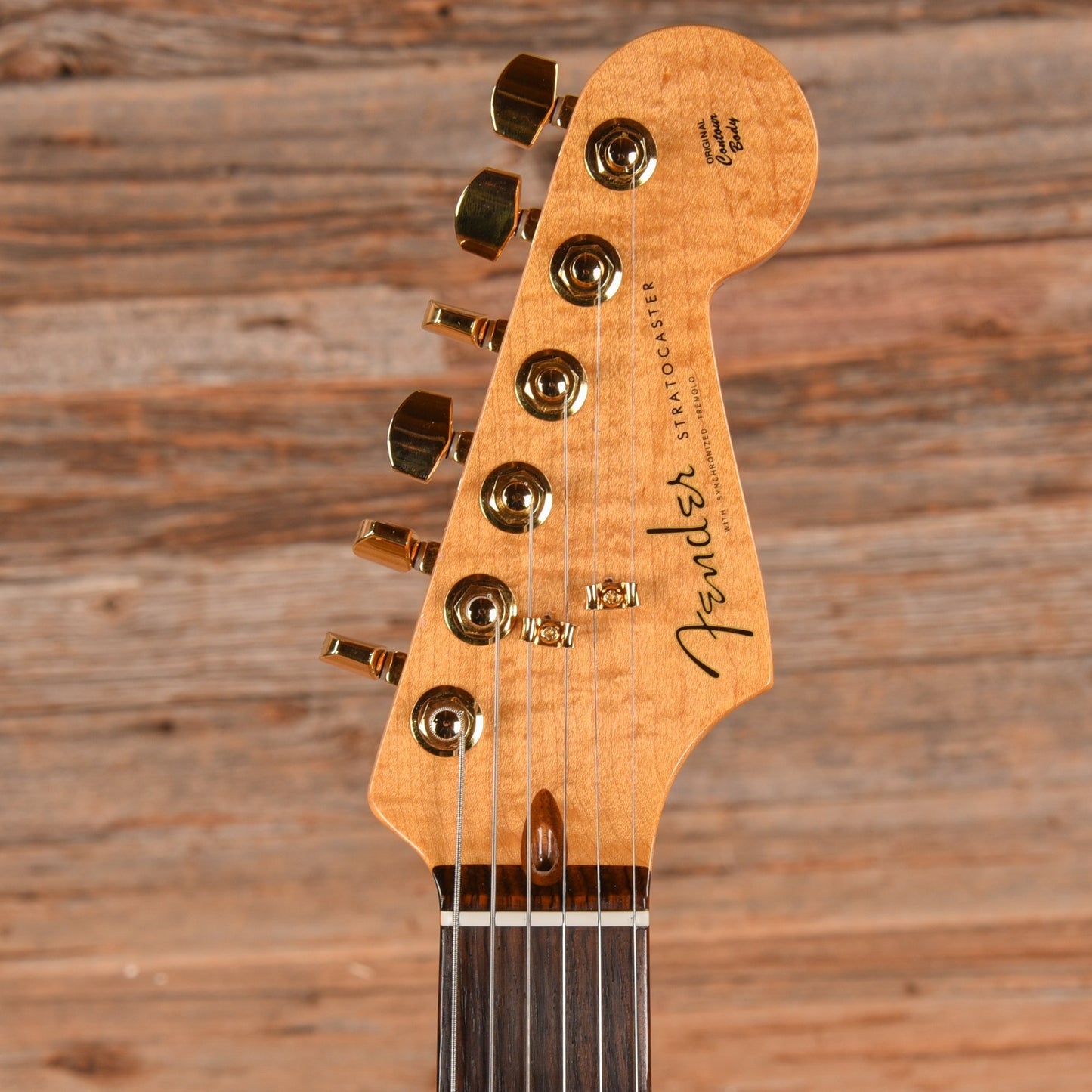 Fender Custom Shop Stratocaster Neck on Unknown Body Candy Apple Red