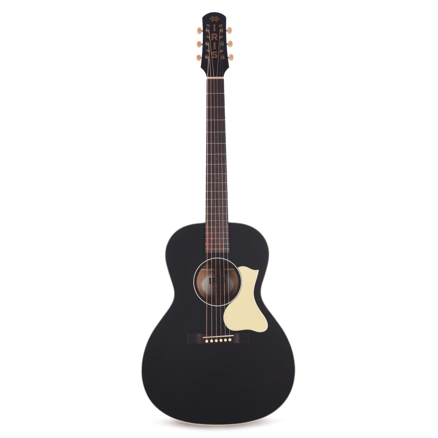 Iris MS-00 Sitka/Mahogany Black Top w/Ivoroid Pickguard