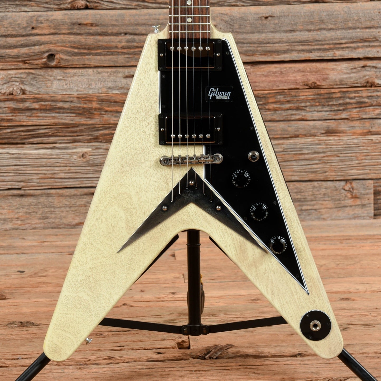 Gibson Flying V TV White - Dave Amato of REO Speedwagon