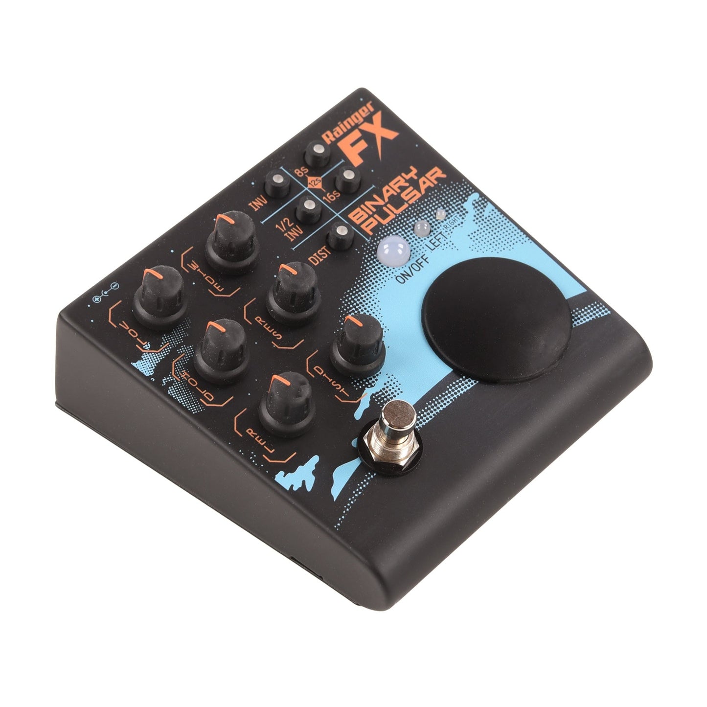Rainger FX Binary Pulsar Stereo Tremolo Pedal