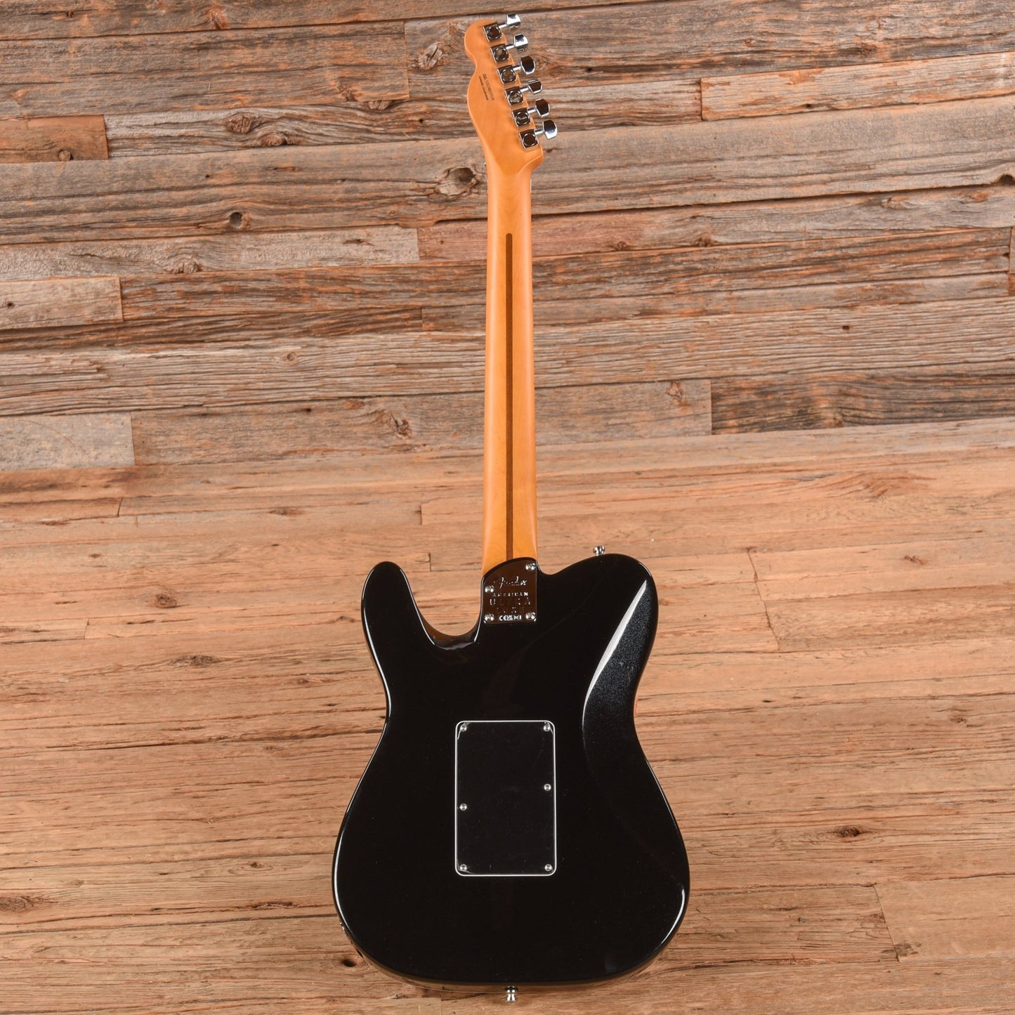 Fender American Ultra Luxe Telecaster Floyd Mystic Black 2024