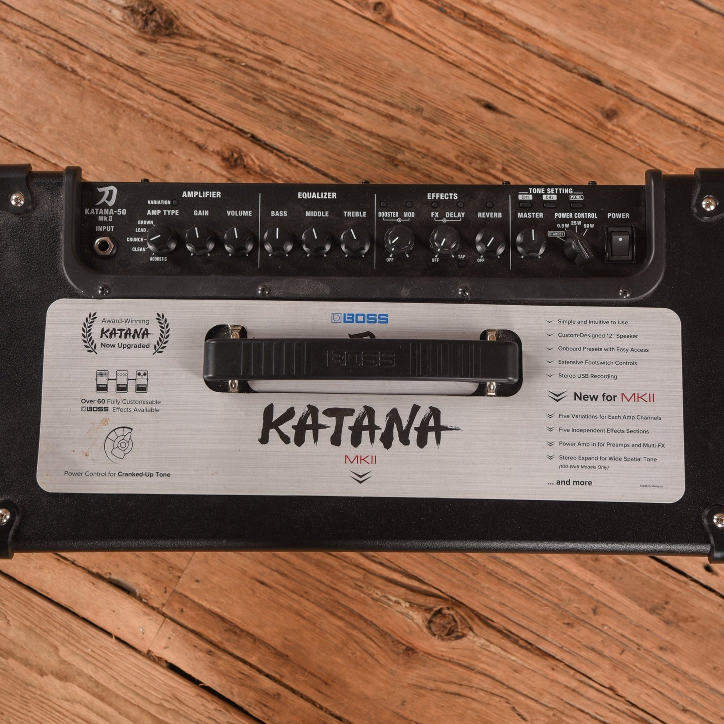 Boss Katana 50 Mk II 50-Watt 1x12" Guitar Combo Amp