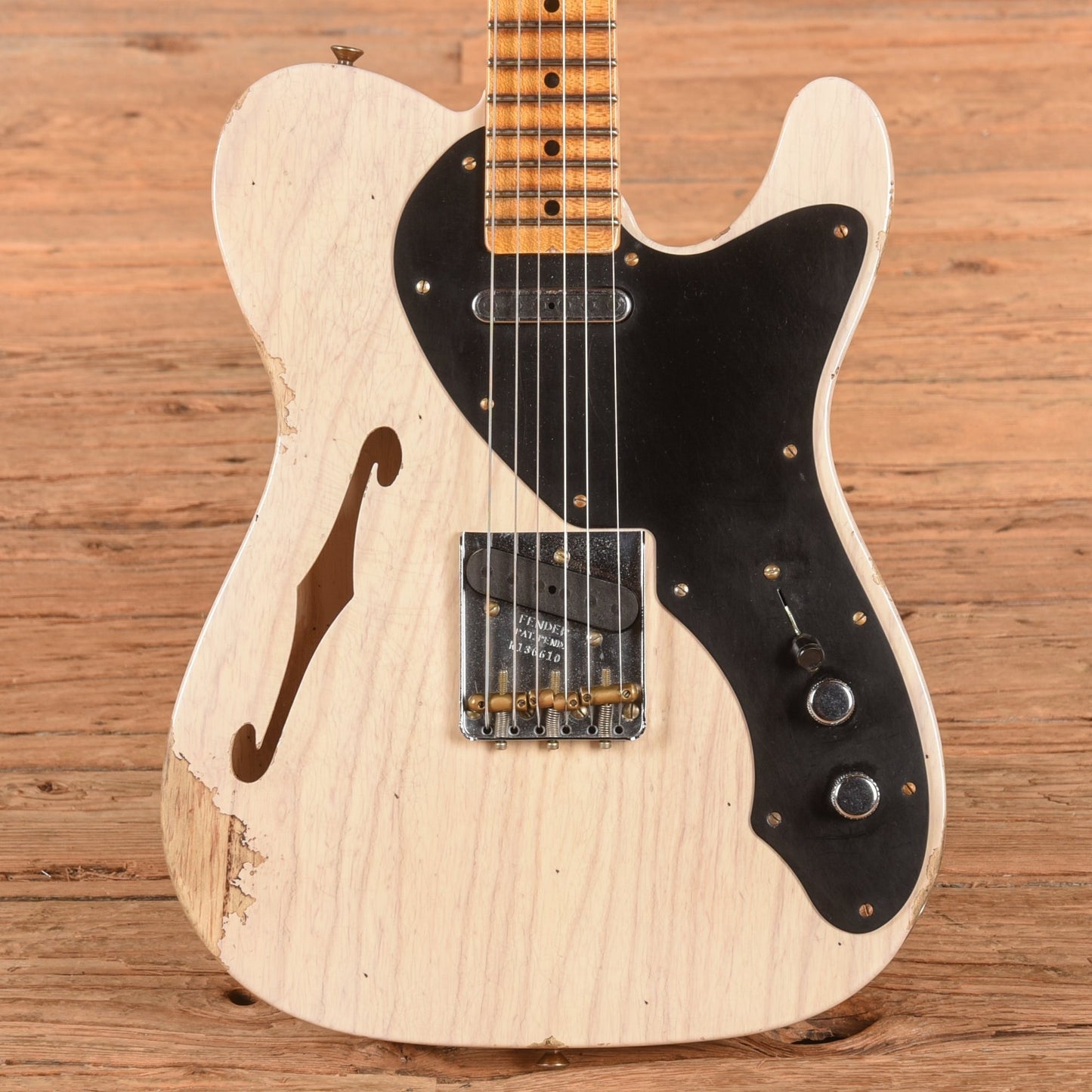 Fender Custom Shop LTD Nocaster Thinline White Blonde 2024