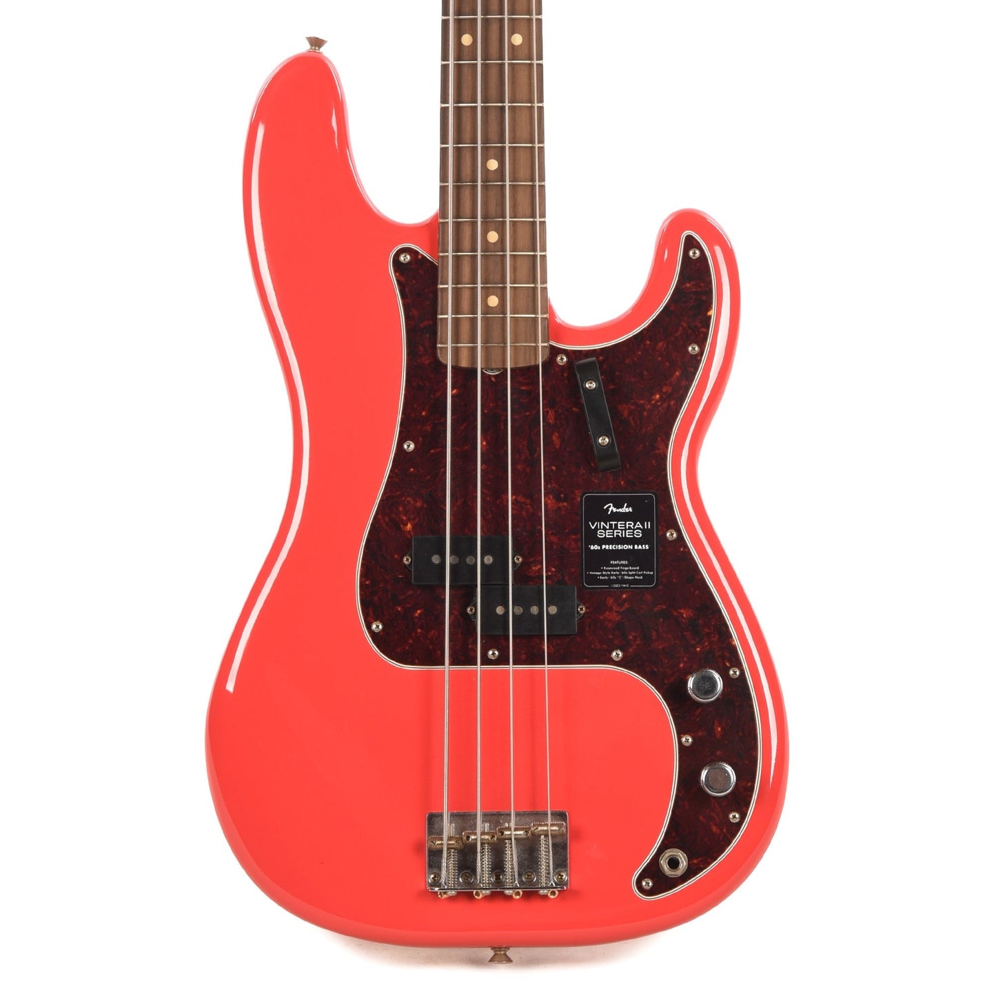 Fender Limited Edition Vintera II Road Worn '60s Precision Bass Fiesta Red