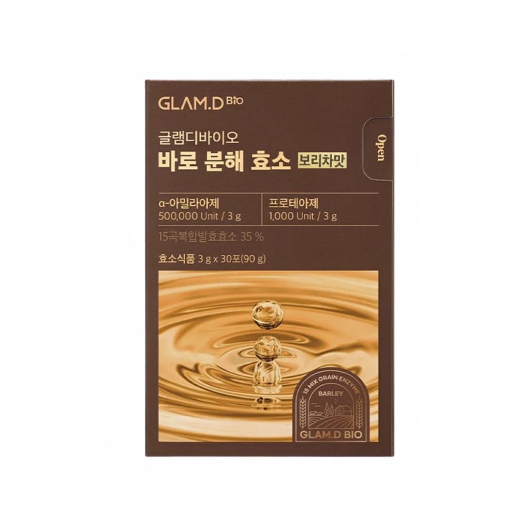 GLAM.D 極速分解酵素 (大麥茶味)(3g x30包) Bio 15 Mix Grain Enzyme (3g x 30 packs)