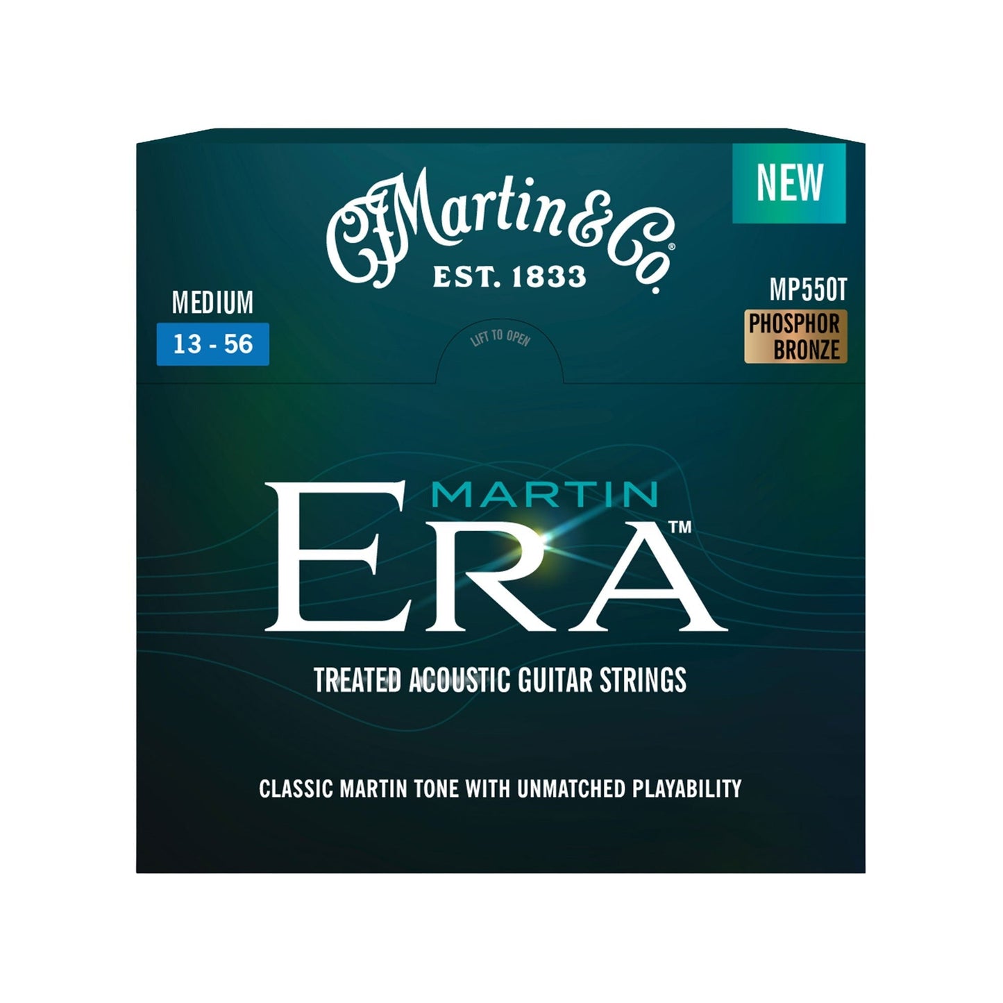 Martin Era MP550T Treated Acoustic Guitar Strings Medium 13-56
