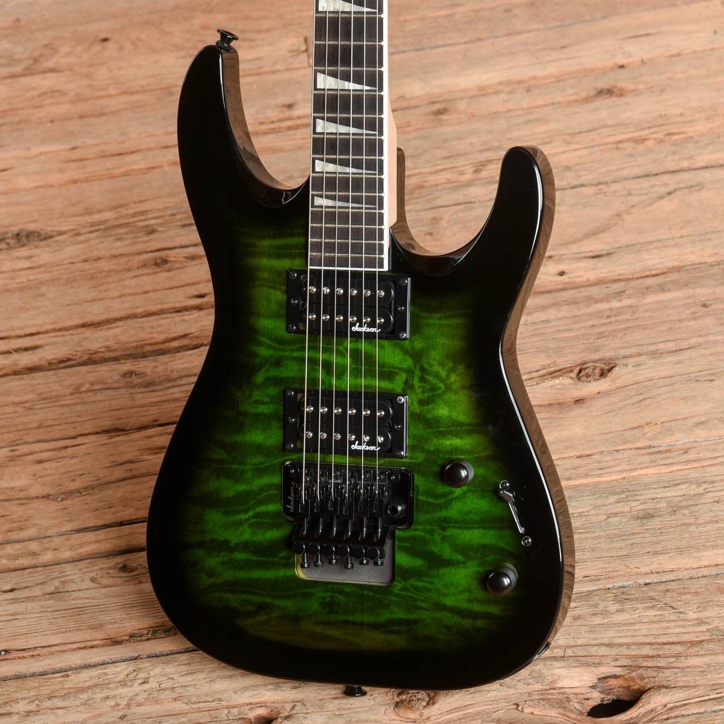 Jackson Dinky Green Burst 2021