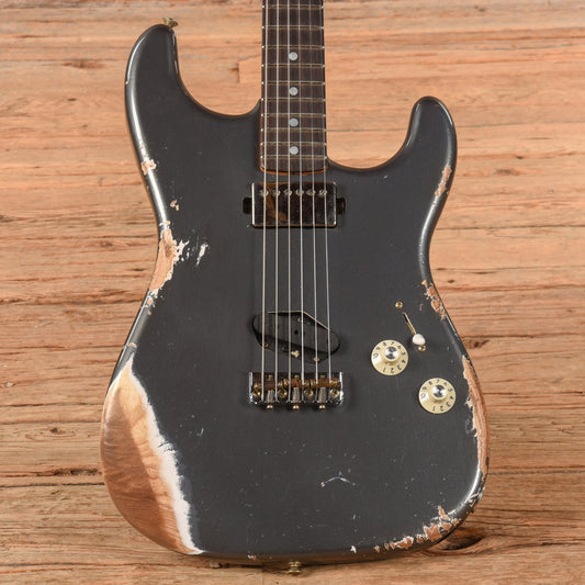 Fender SH Stratocaster Aged Charcoal Frost Metallic 2025