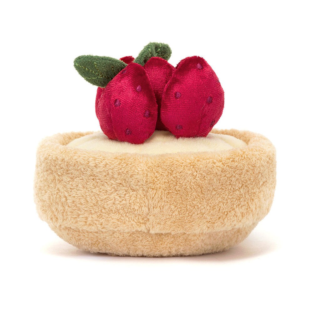 Jellycat Amuseables Fleurette Tarte Aux Fraises 法式草莓撻
