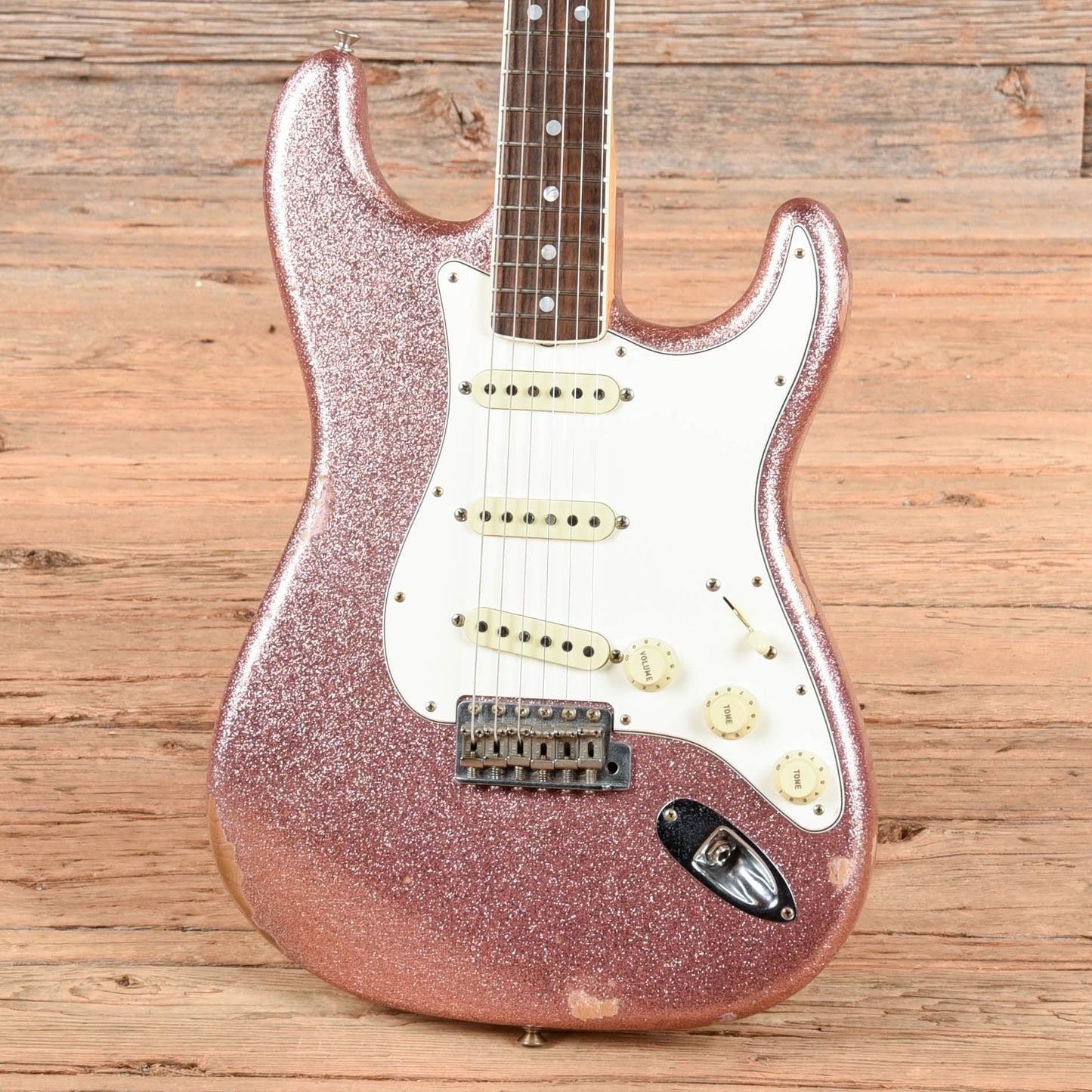 Fender Custom Shop '67 Stratocaster Reissue Relic Champagne Sparkle 2017