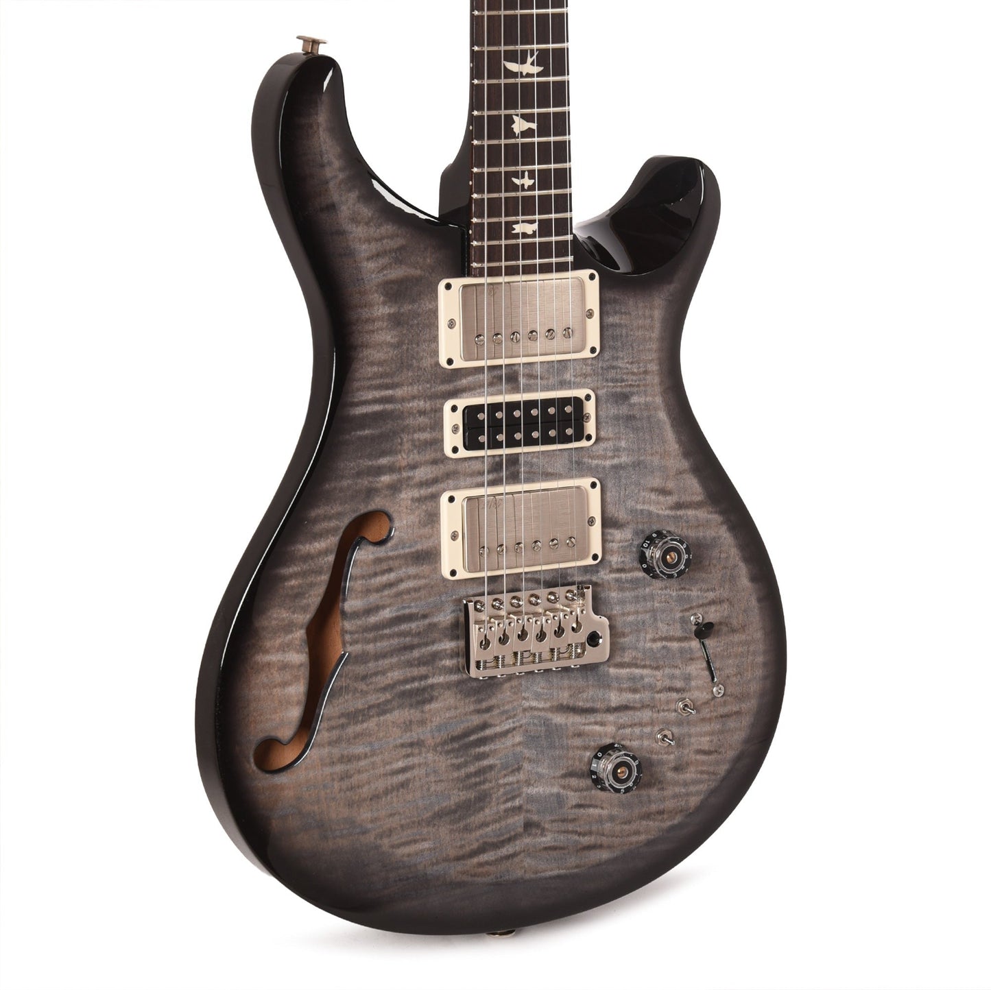 PRS S2 Special Semi-Hollow Faded Gray Black Burst