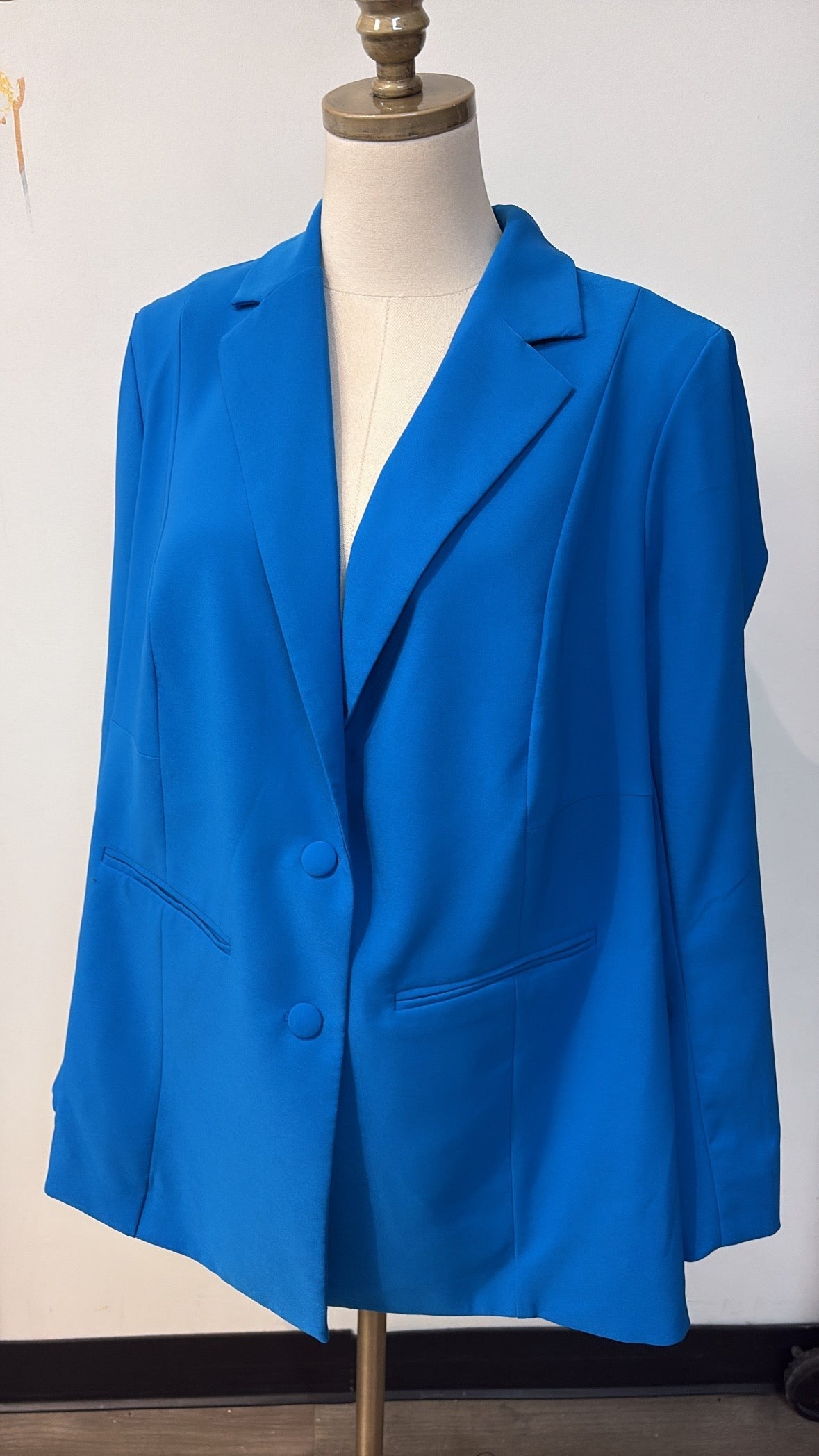 Studio by Torrid Blue Blazer Jacket, 1X