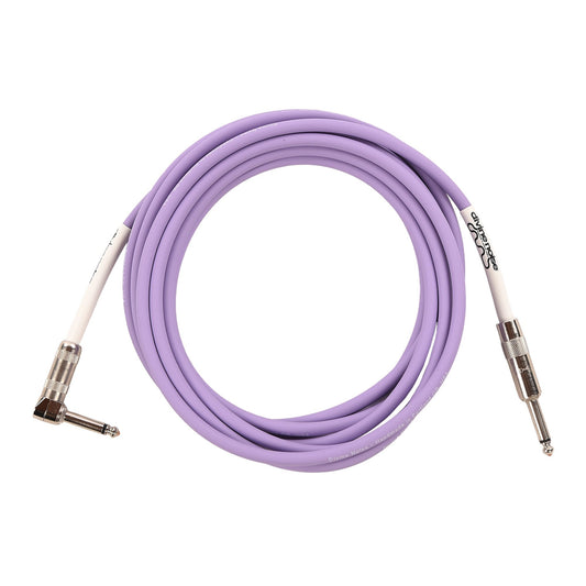 Divine Noise Instrument Cable 20' Straight/Right Angle Lavender Haze