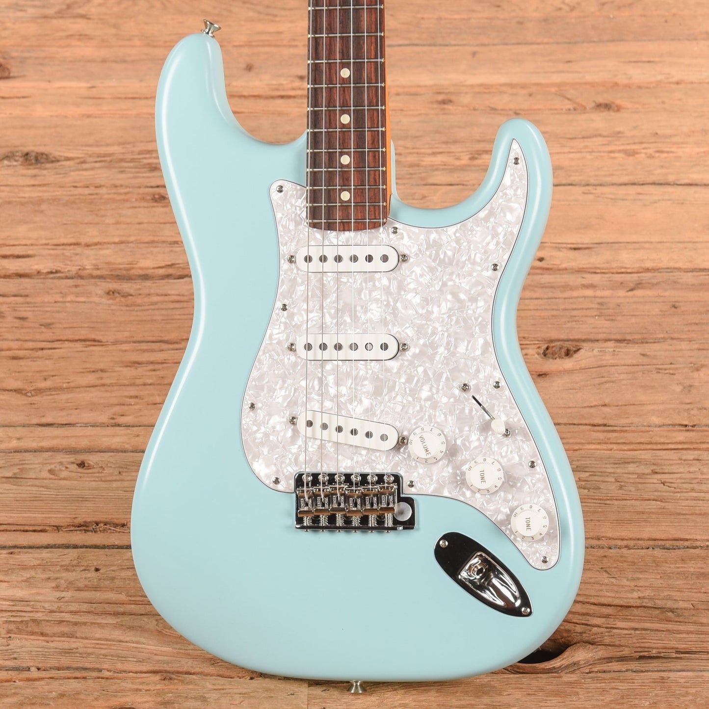 Fender Cory Wong Signature Stratocaster Satin Daphne Blue 2023