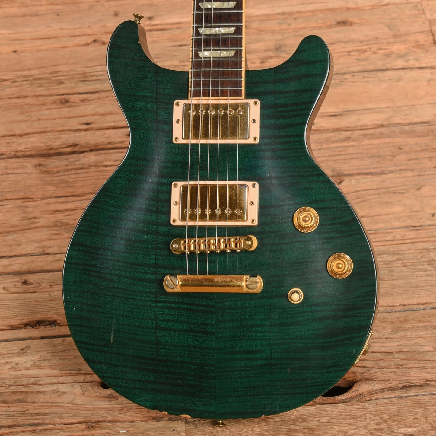 Gibson Les Paul Standard Double Cutaway Green Jalapeño 1998