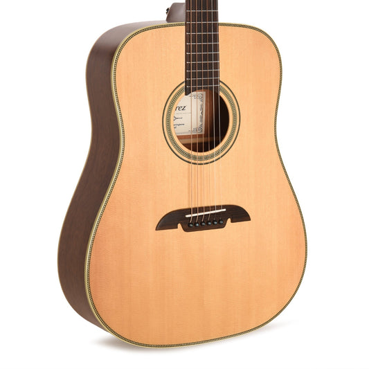 Alvarez AD60 Herringbone Dreadnought Acoustic Guitar Natural