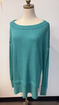 We the Free People Green Oversized Top, XS