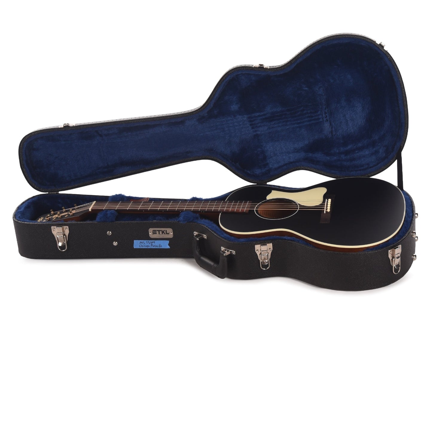 Iris MS-00 Sitka/Mahogany Black Top w/Ivoroid Pickguard