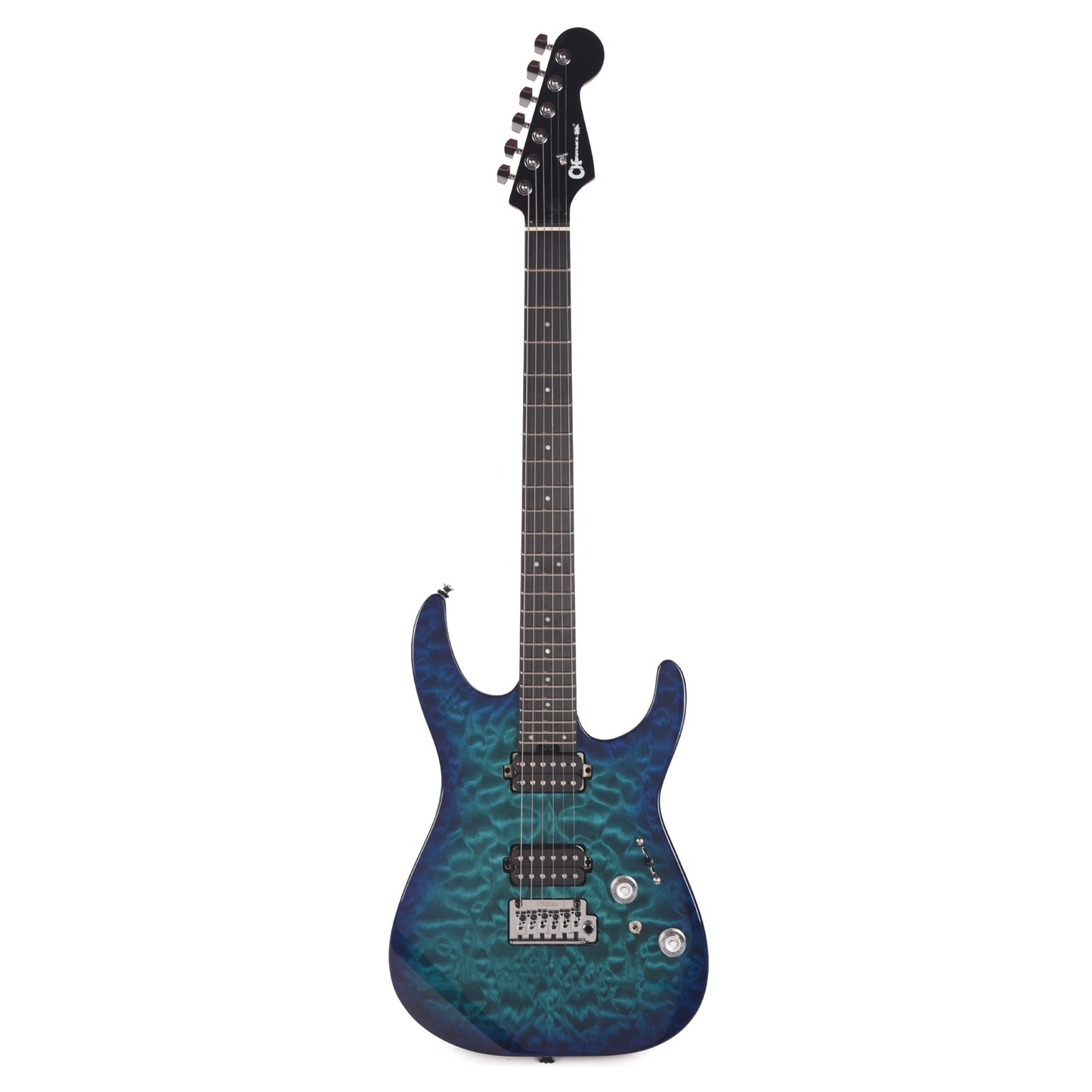 Charvel Pro-Mod Plus DK24 HH 2PT EB QM Chlorine Burst