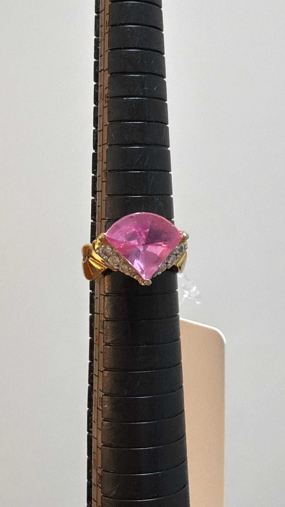 Sterling Silver Gold Vermeil Ring, 7