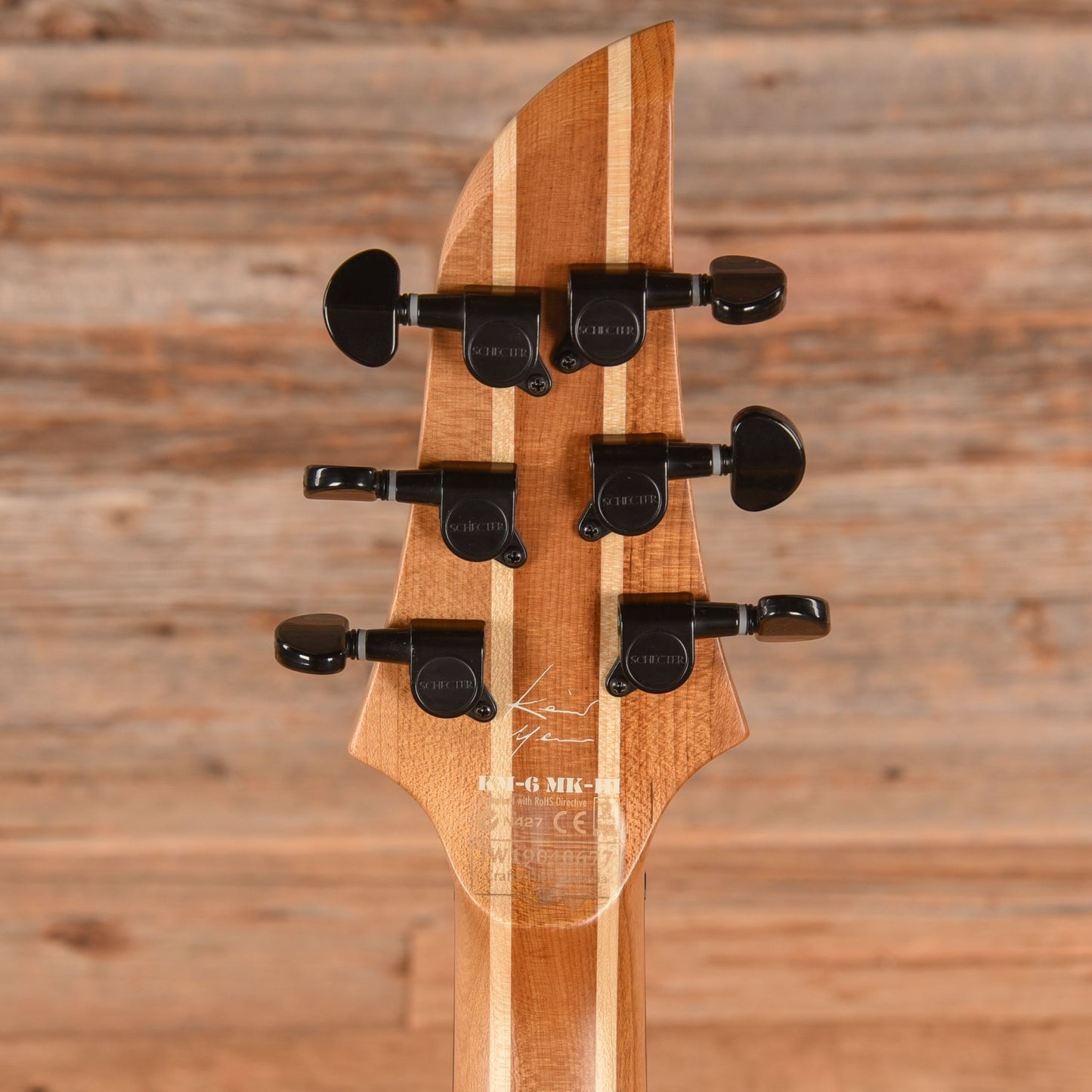Schecter KM-6 Mk-III Keith Merrow Green Burst 2019
