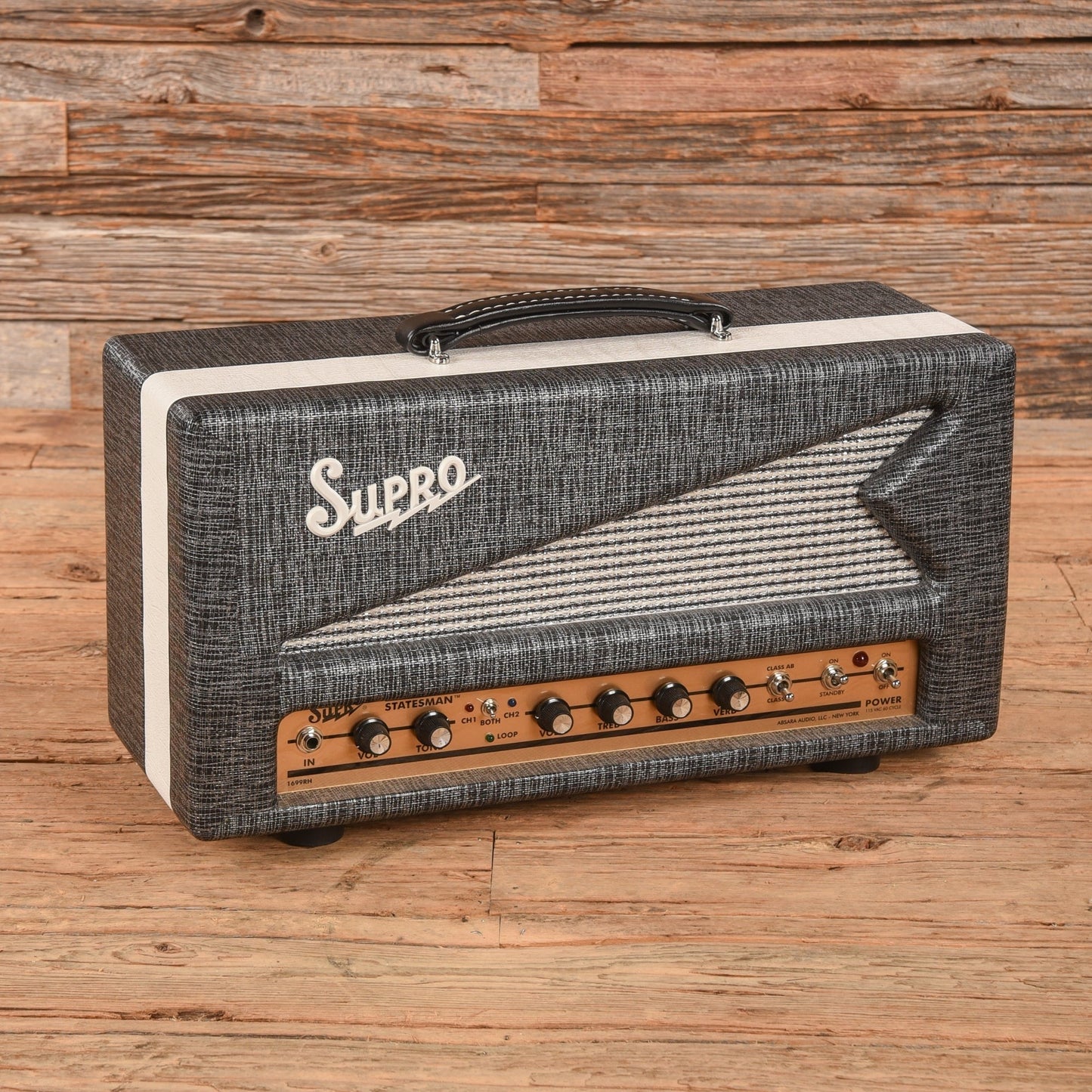 Supro 1699RH Statesman 2-Channel 50-Watt Guitar Amp Head