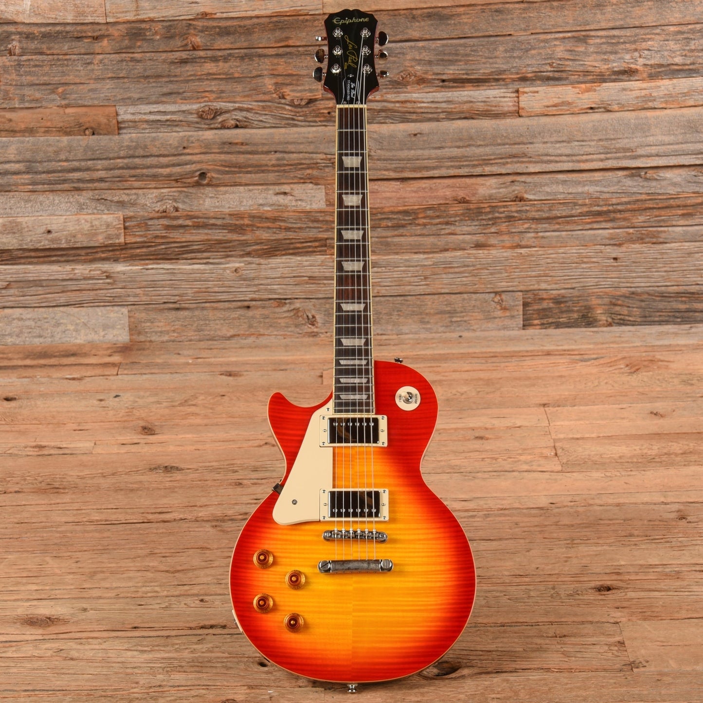 Epiphone Les Paul Standard Plus Top Pro Cherry Sunburst 2014 LEFTY