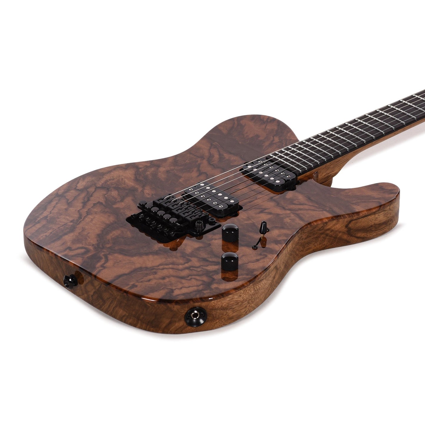 Suhr Custom Modern T Natural w/CME-Selected Figured Walnut Top