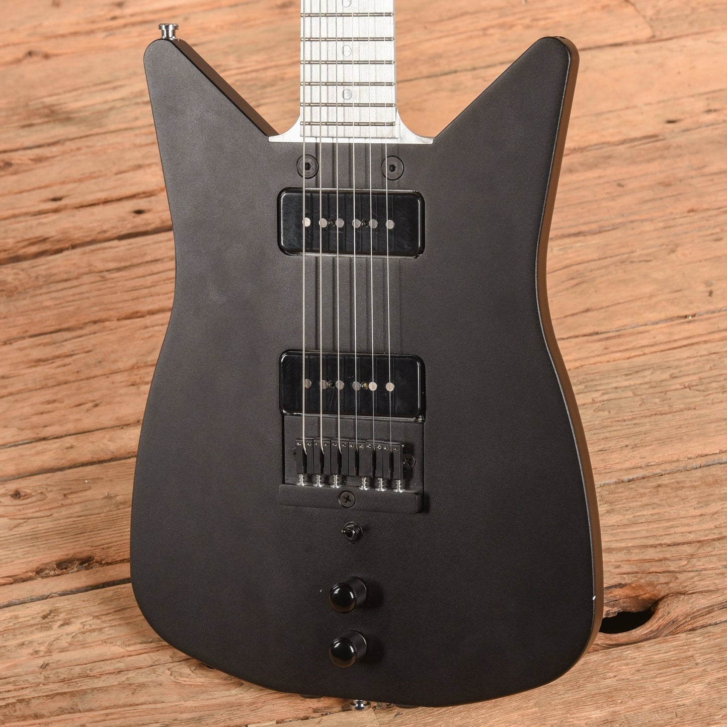 Obstructures 0.750b Machined Aluminum Electric Guitar Black