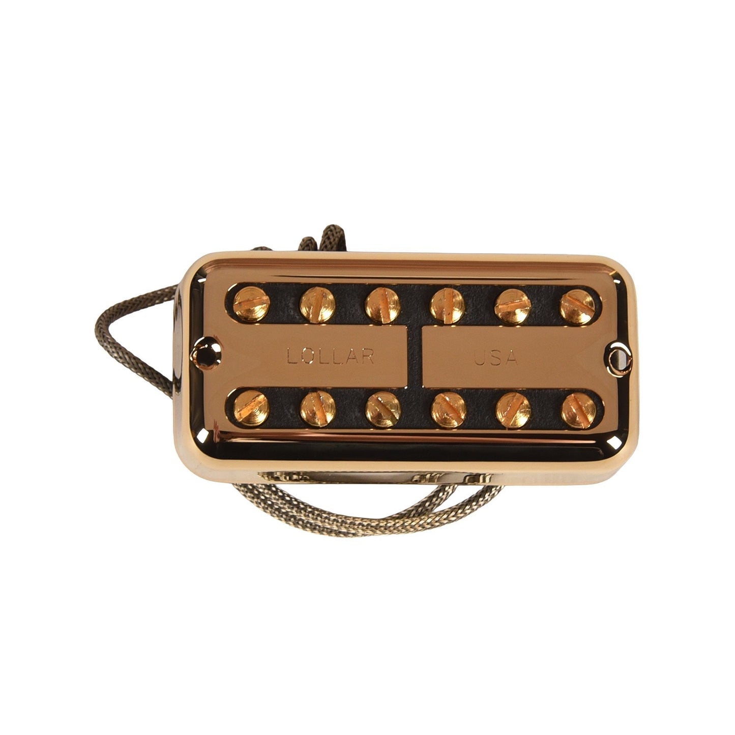 Lollar Lollartron Traditional Mod Bridge Pickup Gold w/Mount Option B