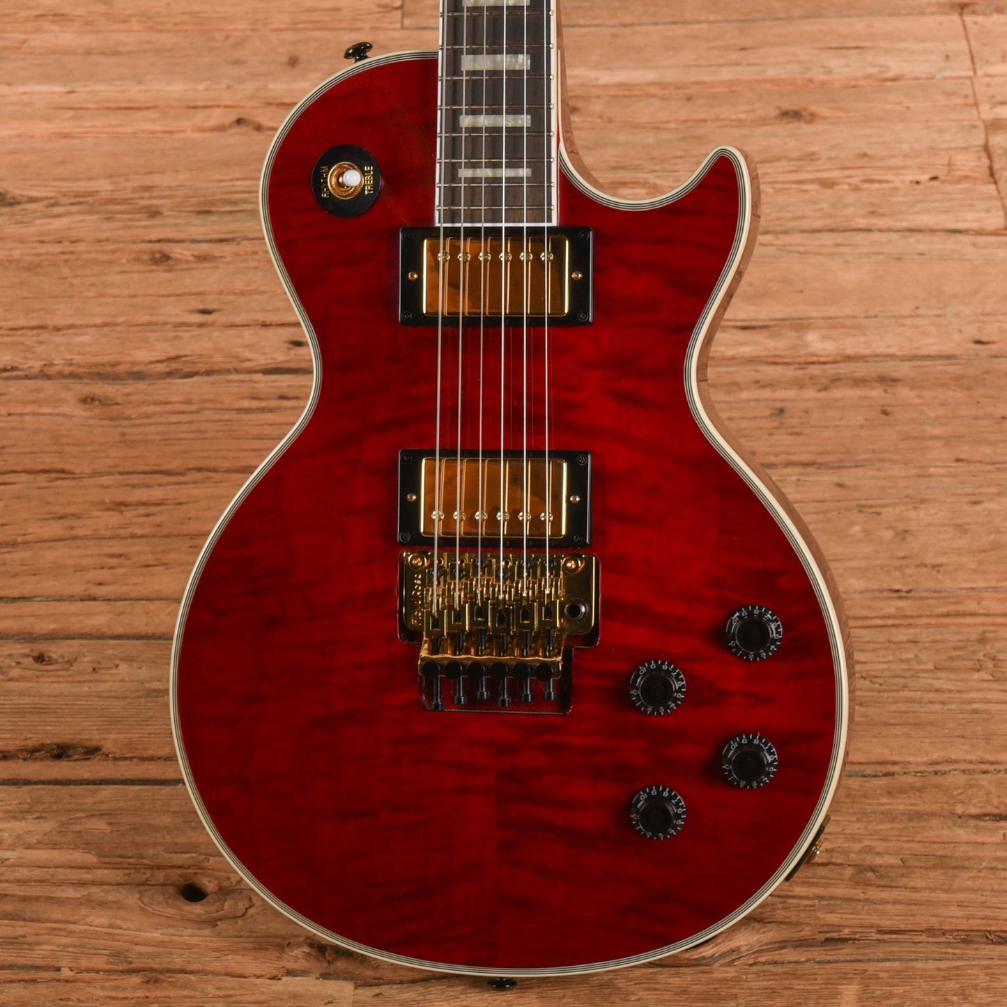 Epiphone Alex Lifeson Signature Les Paul Custom Axcess Ruby 2023