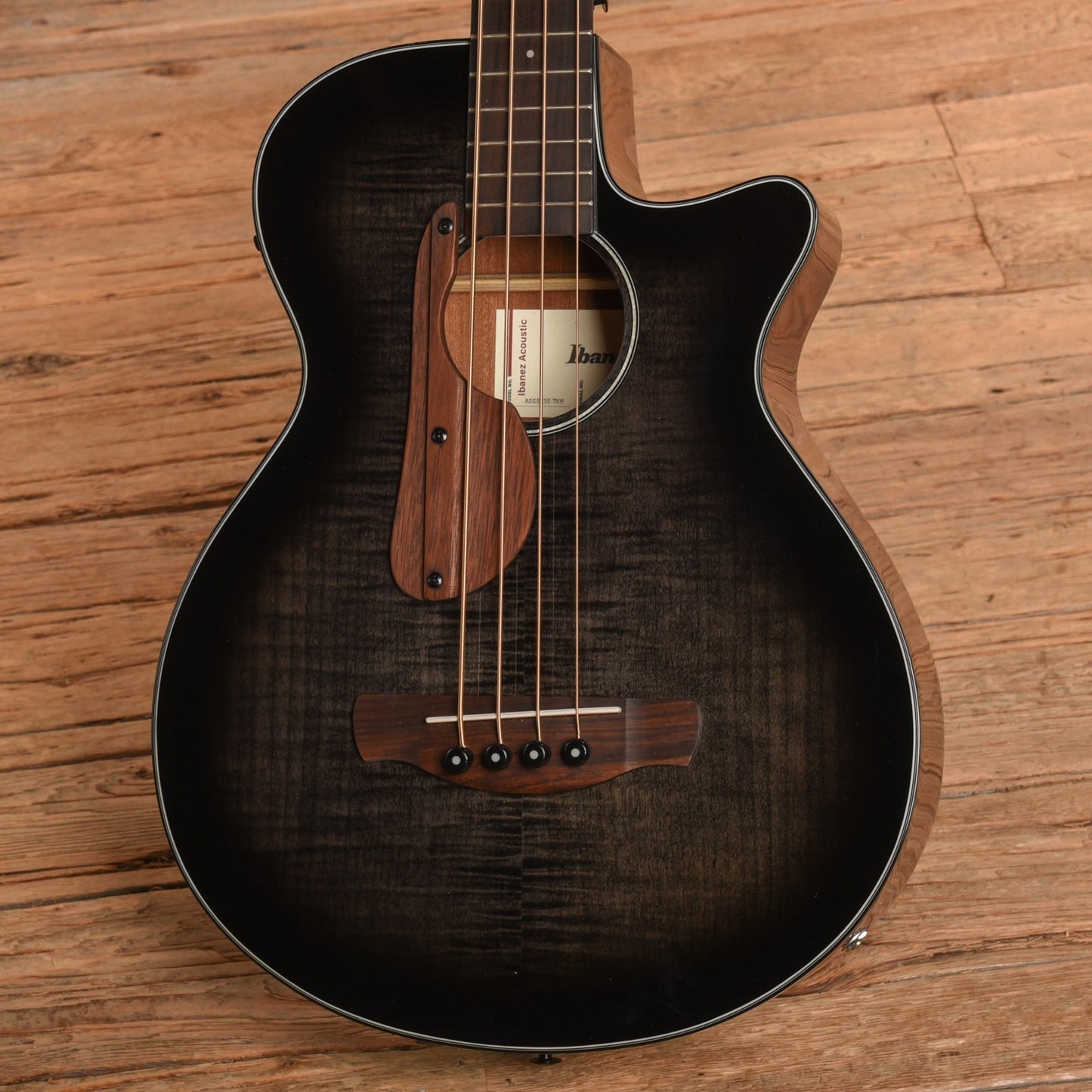 Ibanez AEGB25E-TKH Transparent Black Burst