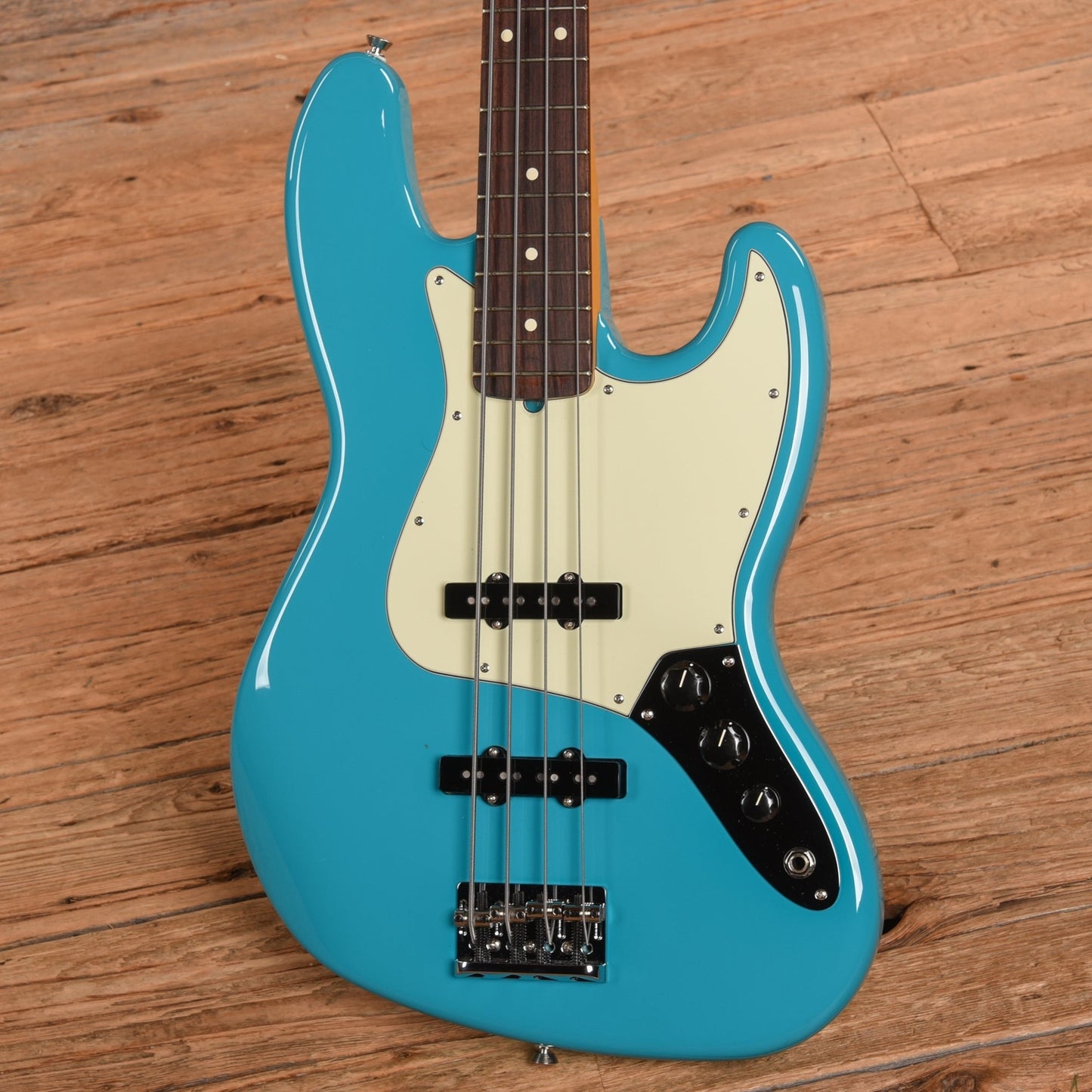 Fender American Professional II Jazz Bass Miami Blue 2024